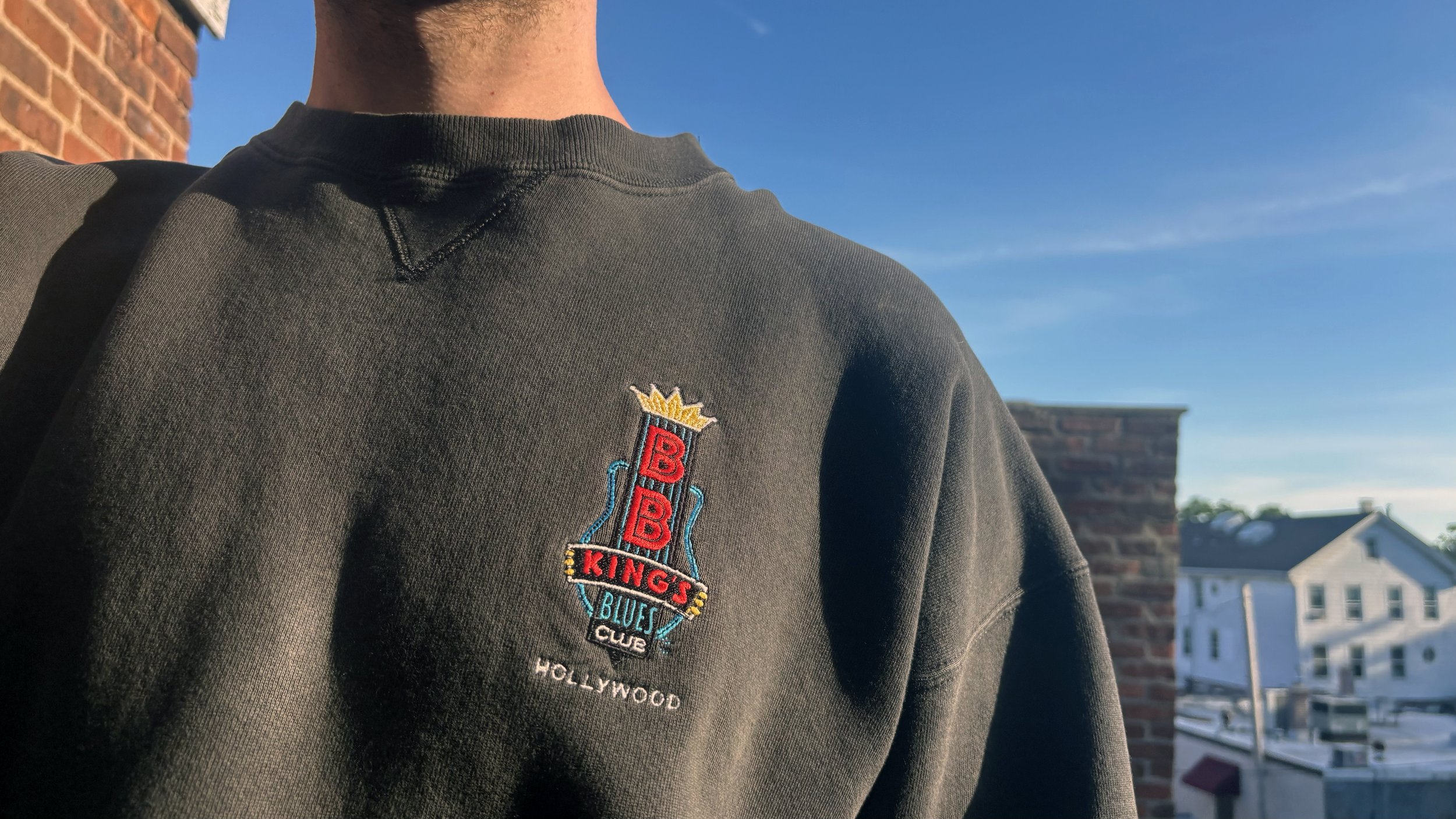  BB King’s Blues Club Hollywood embroidered merch  Branding creative and design by Chuck Mitchell  Hollywood, CA location is now closed  Photo by Reid Mitchell 
