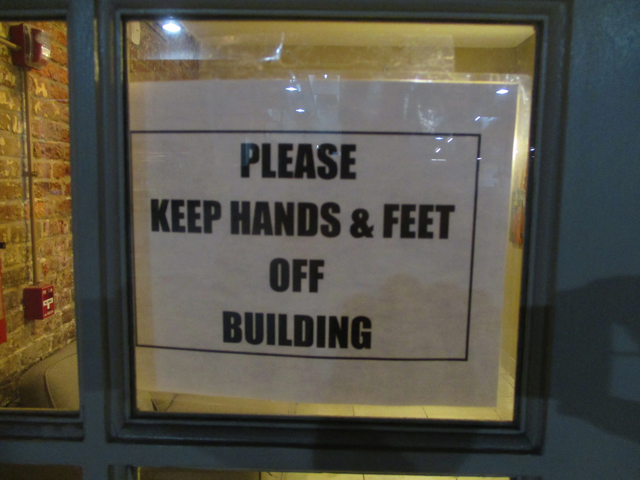 There goes the neighborhood . . .