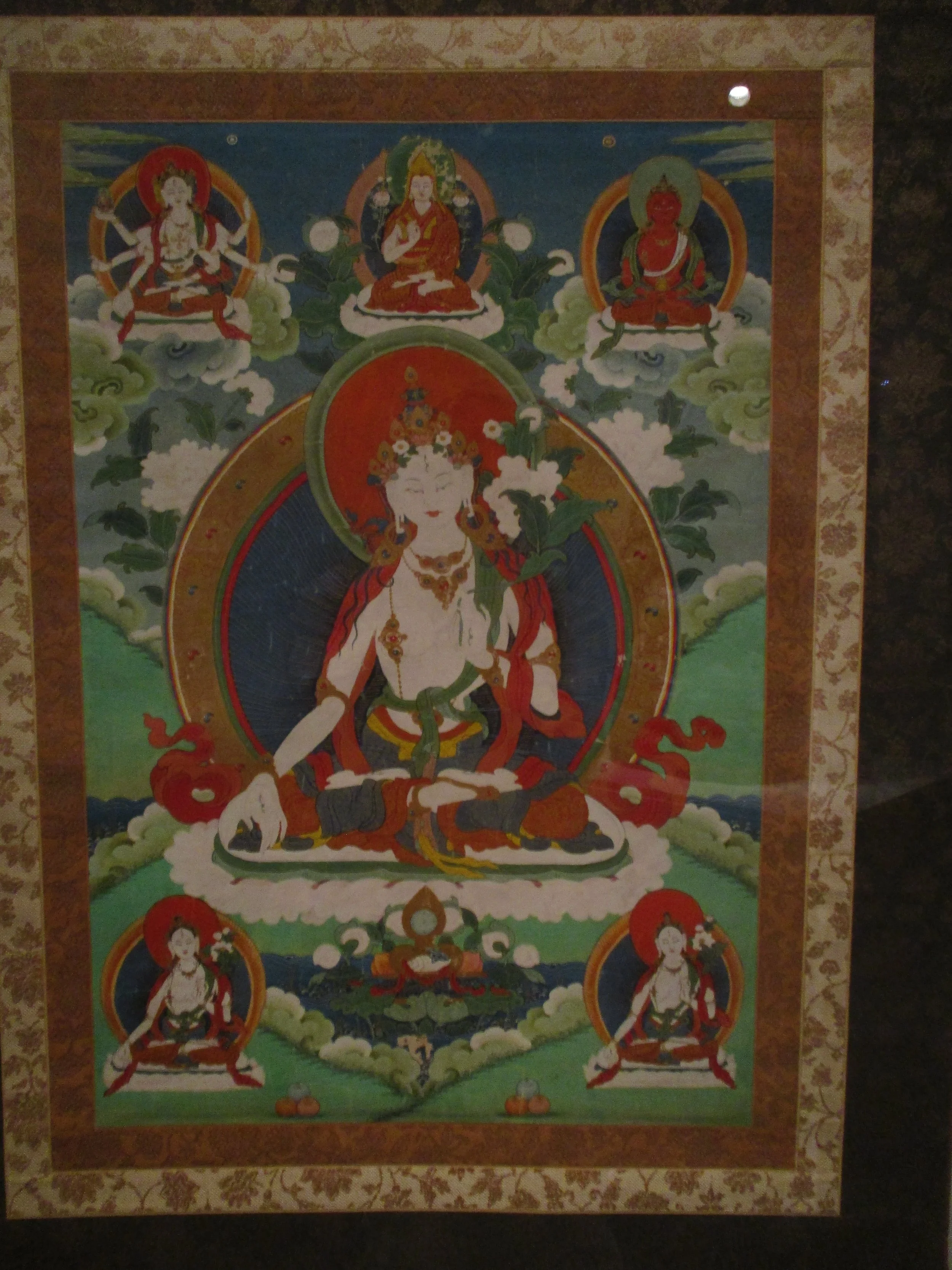 The Buddhist deity White Tara, also the bodhisattva of compassion.