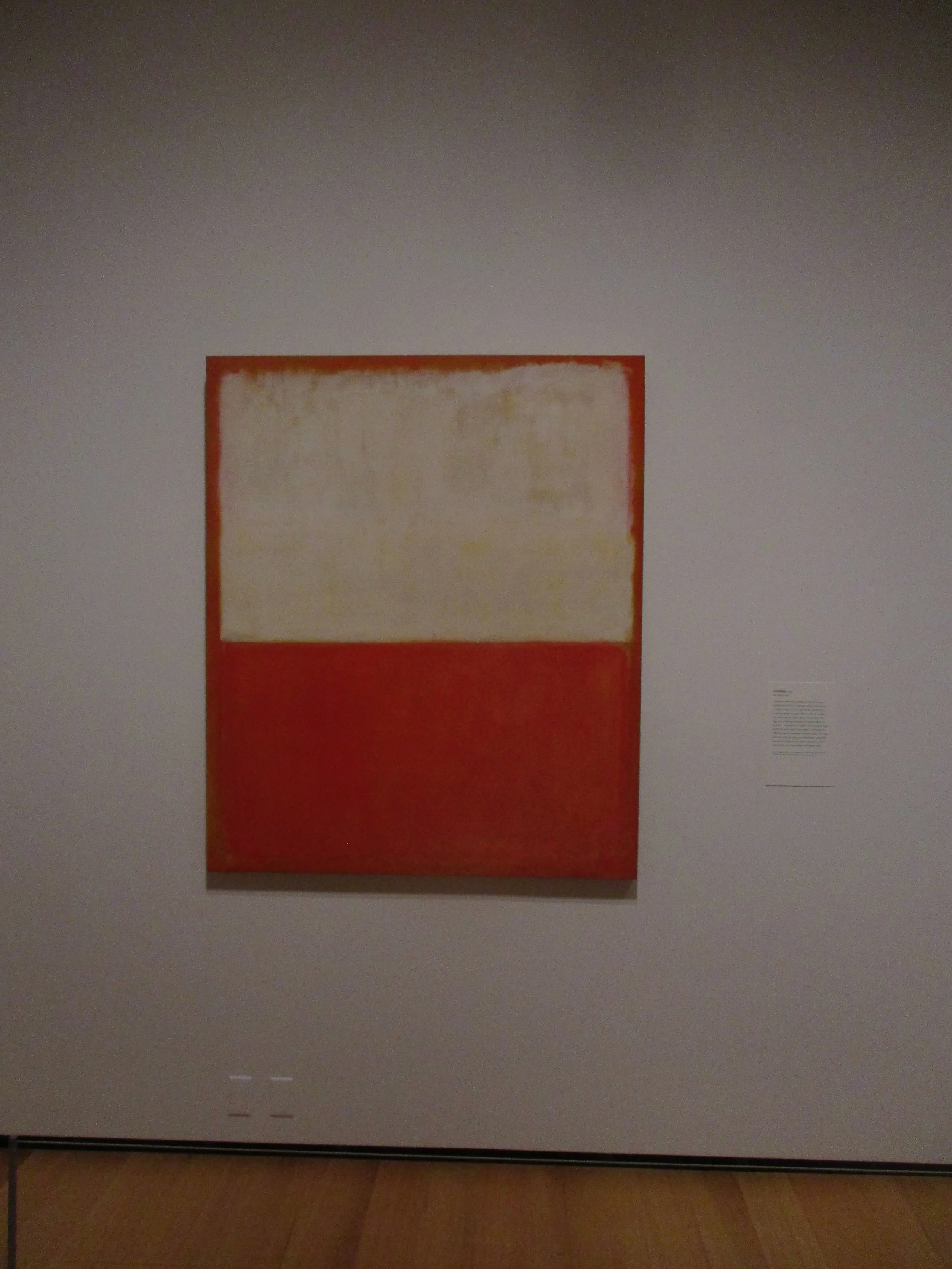 My favorite of the Rothkos. Unsurprisingly, it's orange.