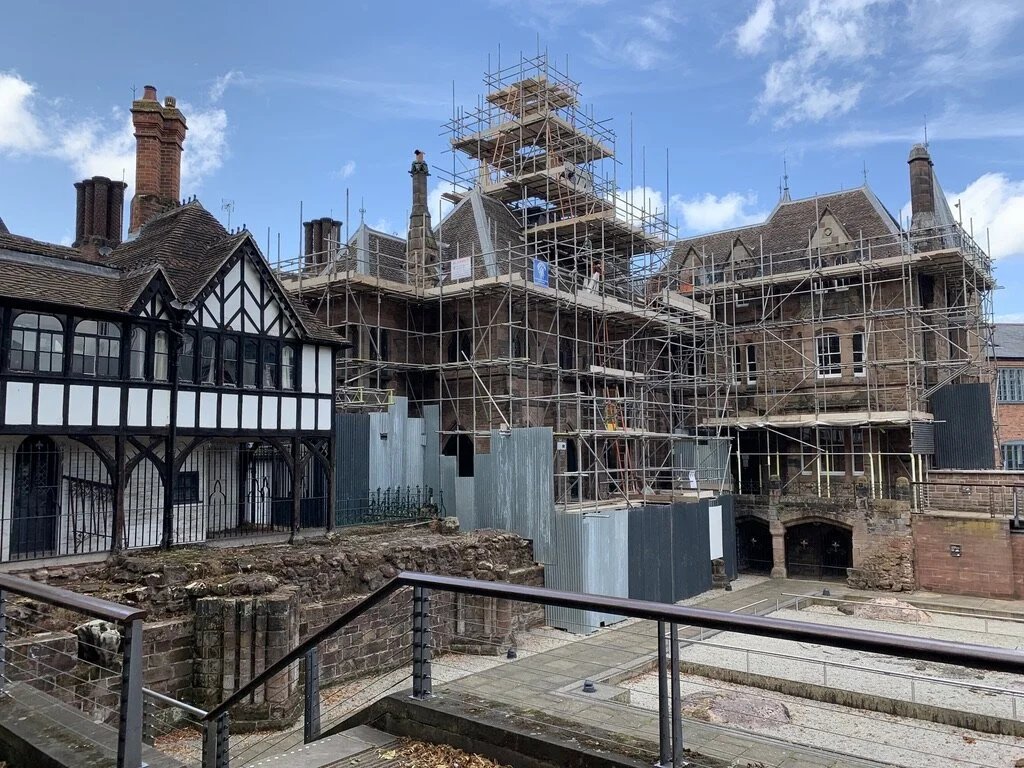 Coventry undergoing repairs.