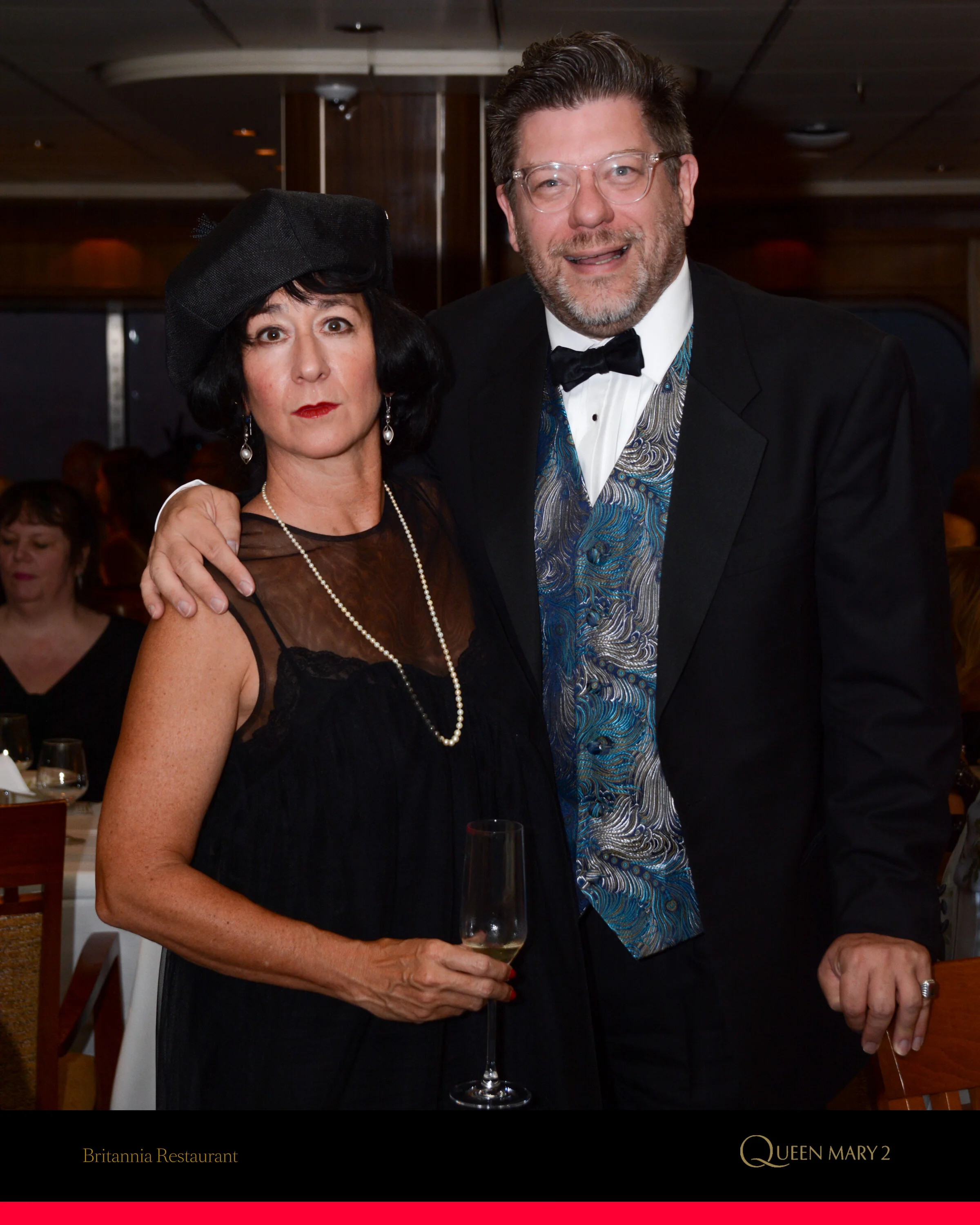 Gal Pal Hilary (as Edna St. Vincent Millay) and Hot Walker Etiquetteer on Roaring Twenties Gala Night.