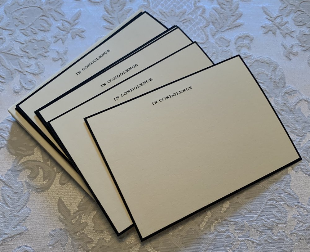 Etiquetteer's Guidelines to Condolence Correspondence, or How to ...