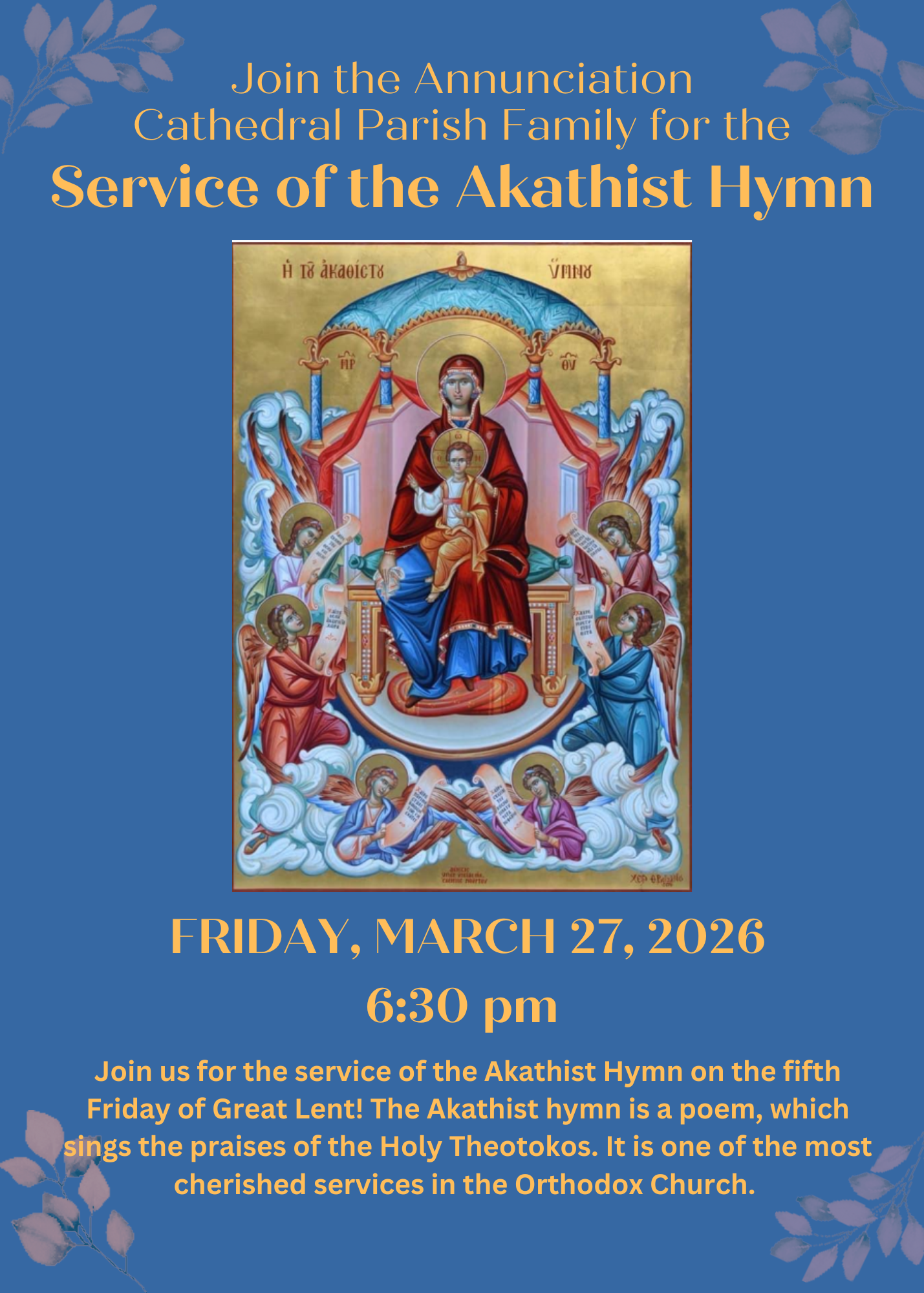 Akathist to the Theotokos