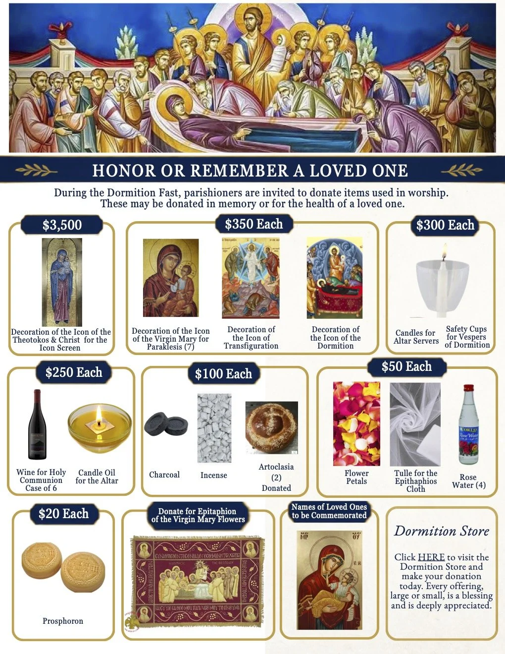 Dormition Store