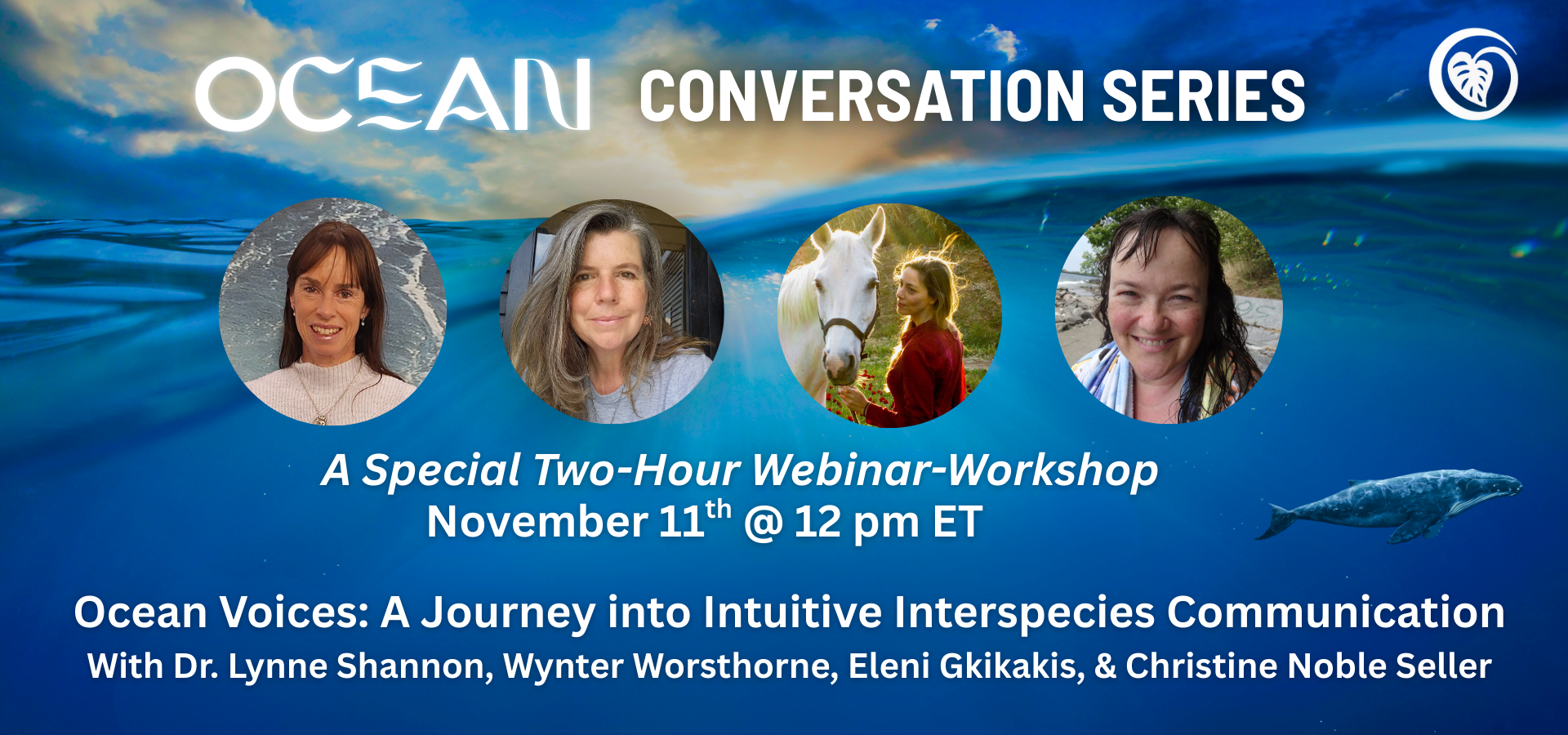 Ocean Voices: A Journey into Intuitive Interspecies Communication with Dr. Lynne Shannon, Wynter Worsthorne, Eleni Gkikakis, & Christine Noble Seller