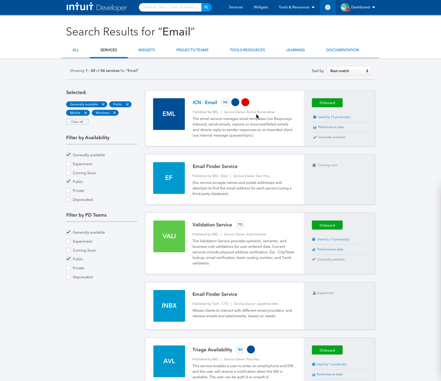 Search Improvements