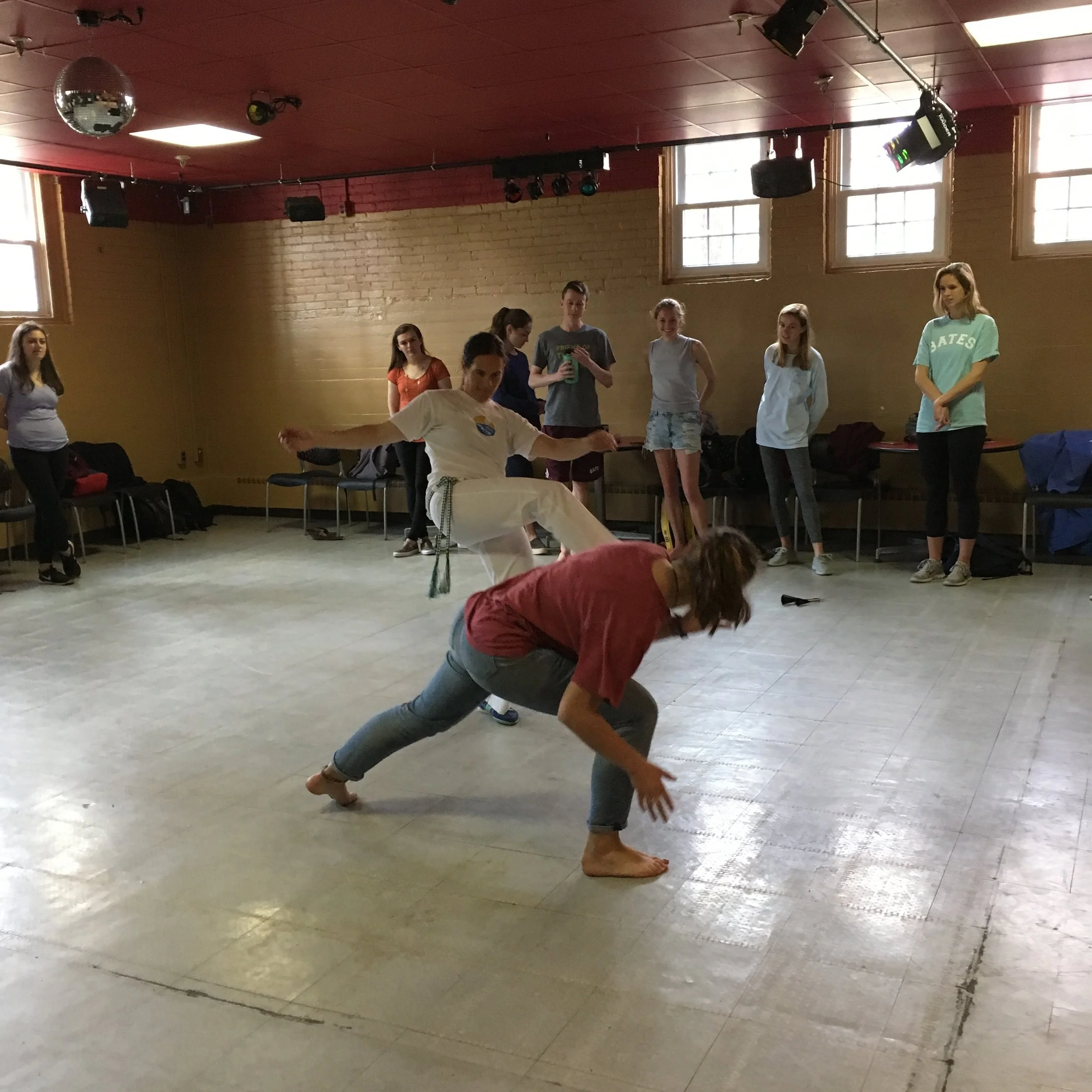 Capoeira workshop with Monitora Sonho of Capoeira Alma do Mar
