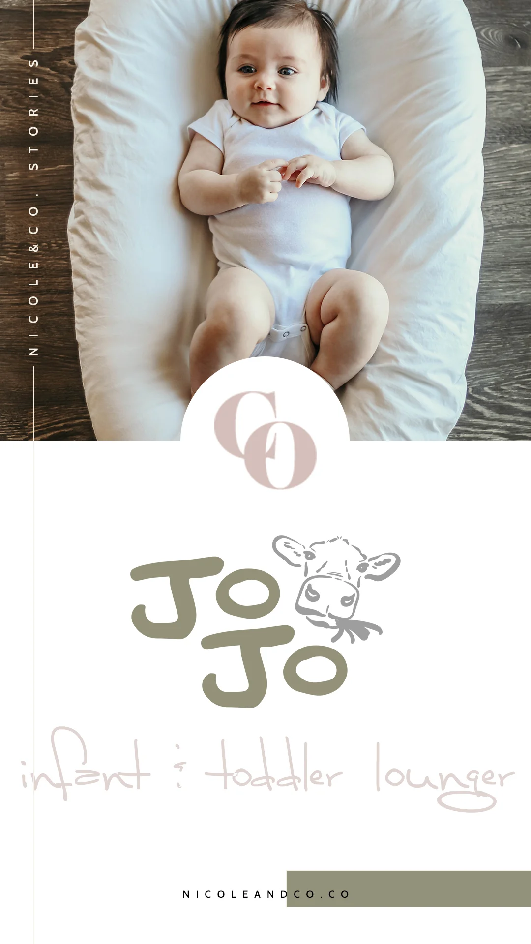 jojo infant and toddler lounger