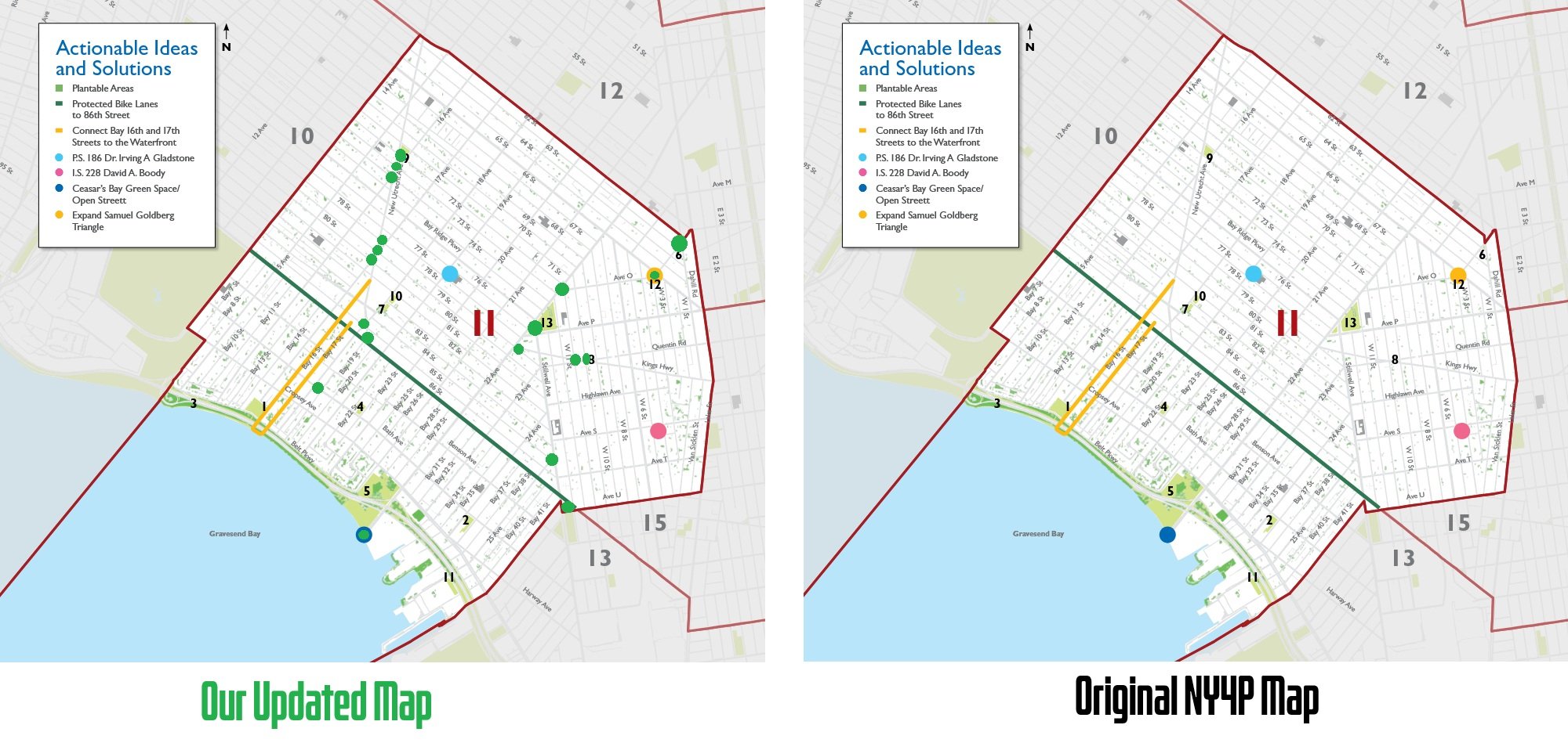 How Bay Parkway and Pineapple Plaza Can Easily Spark Greener Neighborhoods