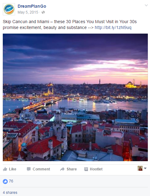 DreamPlanGo Facebook
