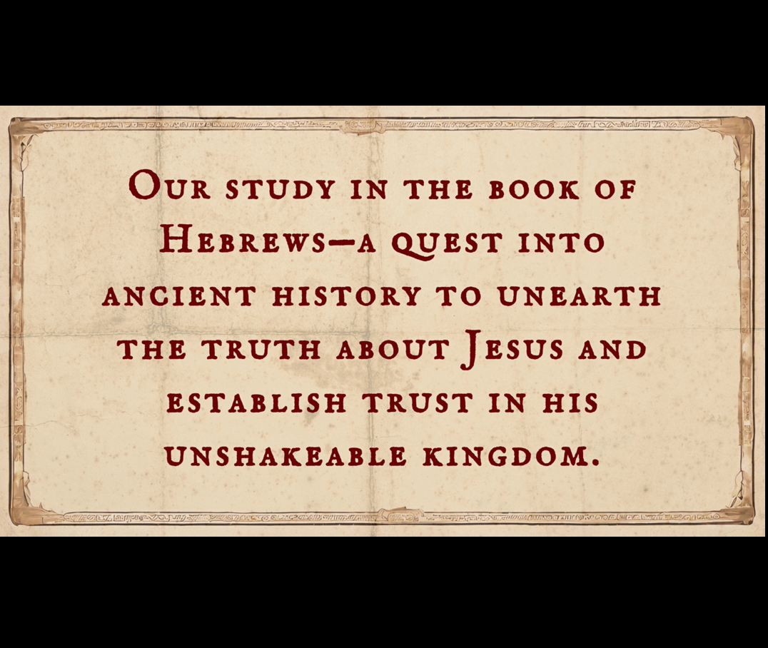 Jesus: There &amp; Back Again—Hebrews week 2