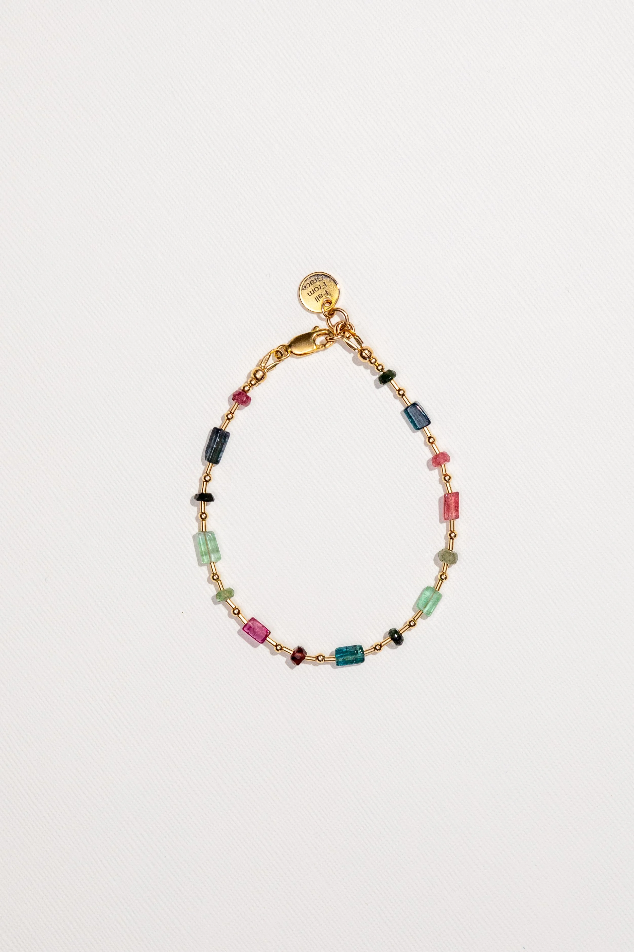 Rainbow Tourmaline & Gold Fill Bracelet.jpg