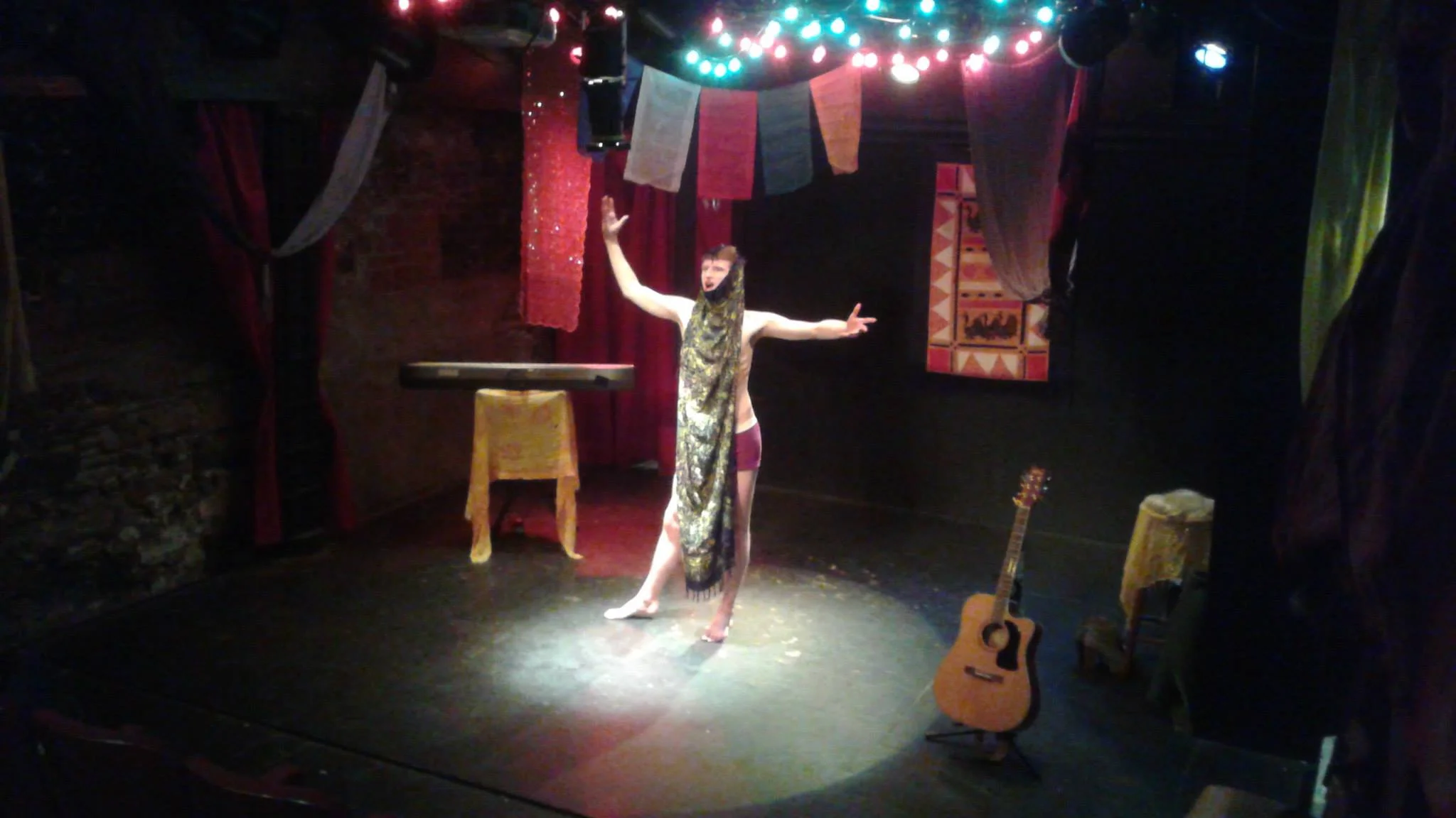 First Performance of G.I.M.B at Under St. Marks Theater (East Village, NYC) So proud of this moment. #blessed #kidding #notkidding