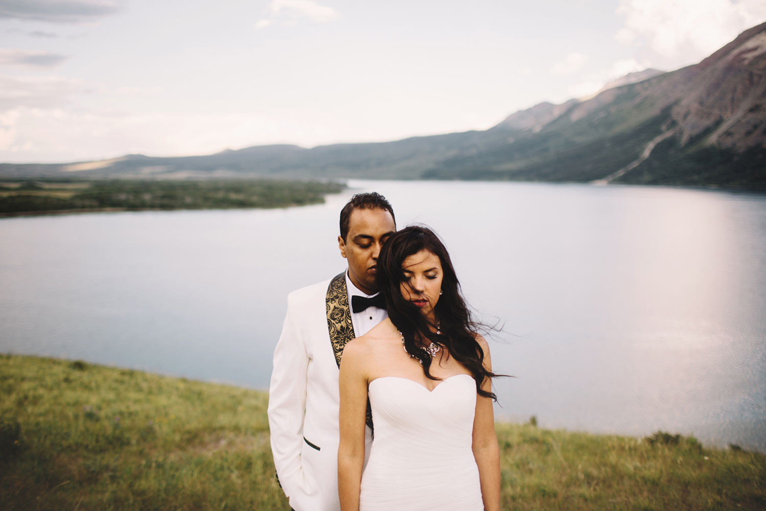 Waterton Wedding, Waterton Wedding Photography, Stormy Skies, Mountain Elopement, Alberta Mountain Elopement