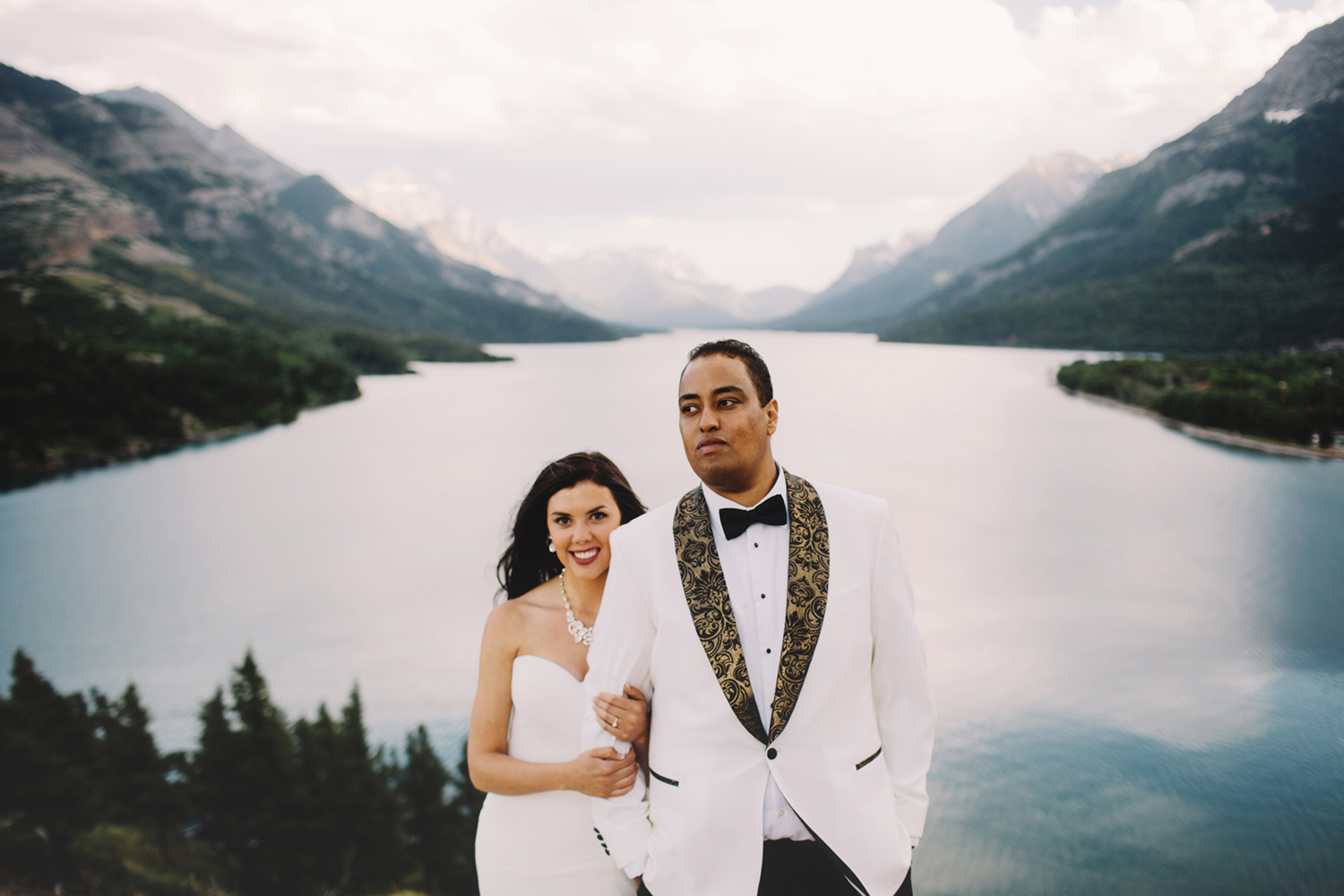 Waterton Wedding, Waterton Wedding Photography, Stormy Skies, Mountain Elopement, Alberta Mountain Elopement