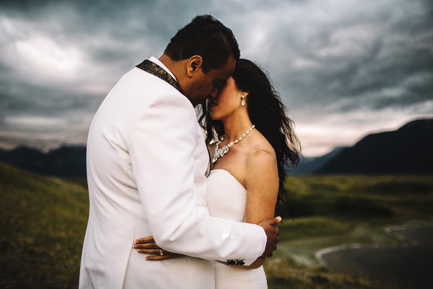 Waterton Wedding, Waterton Wedding Photography, Stormy Skies, Mountain Elopement, Alberta Mountain Elopement