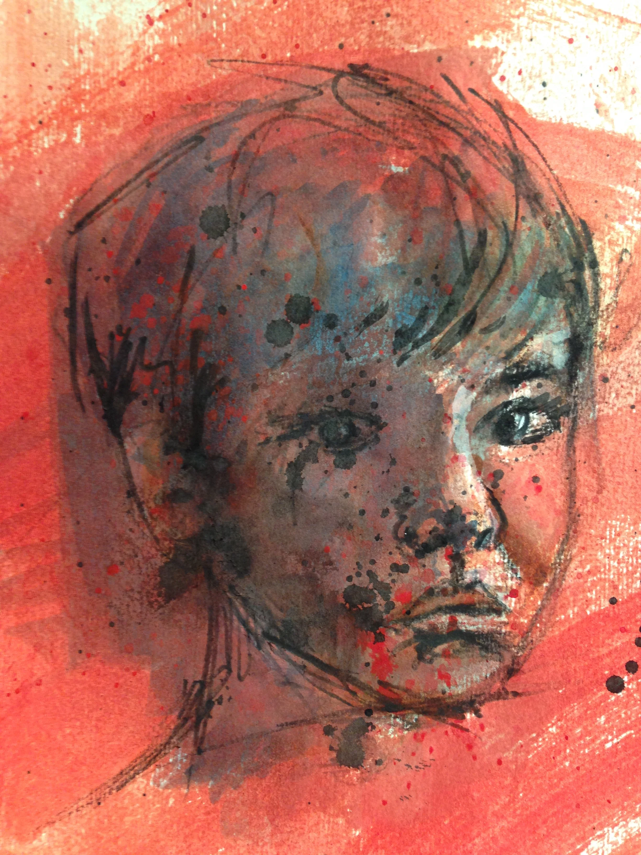  Inspired from a photo.  January 2016    