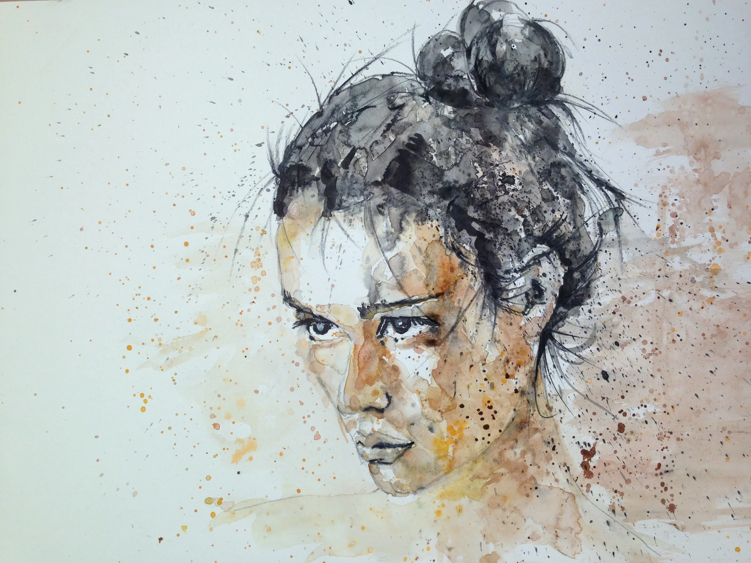  Inspired from a photo.  January 2016    