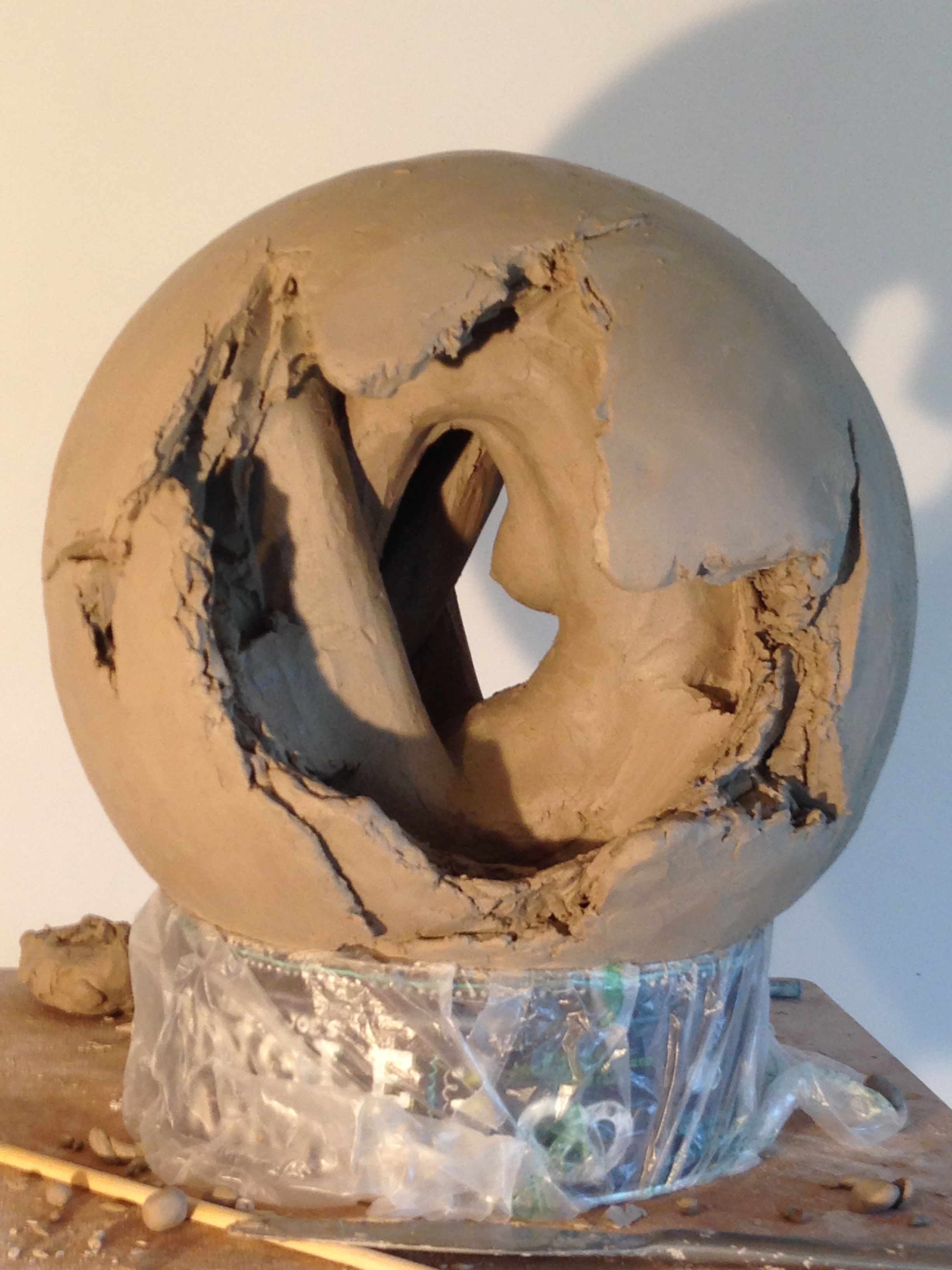Finished clay work