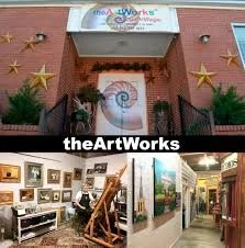 Image of the entrance to theArtWorks, art studio, and art gallary.