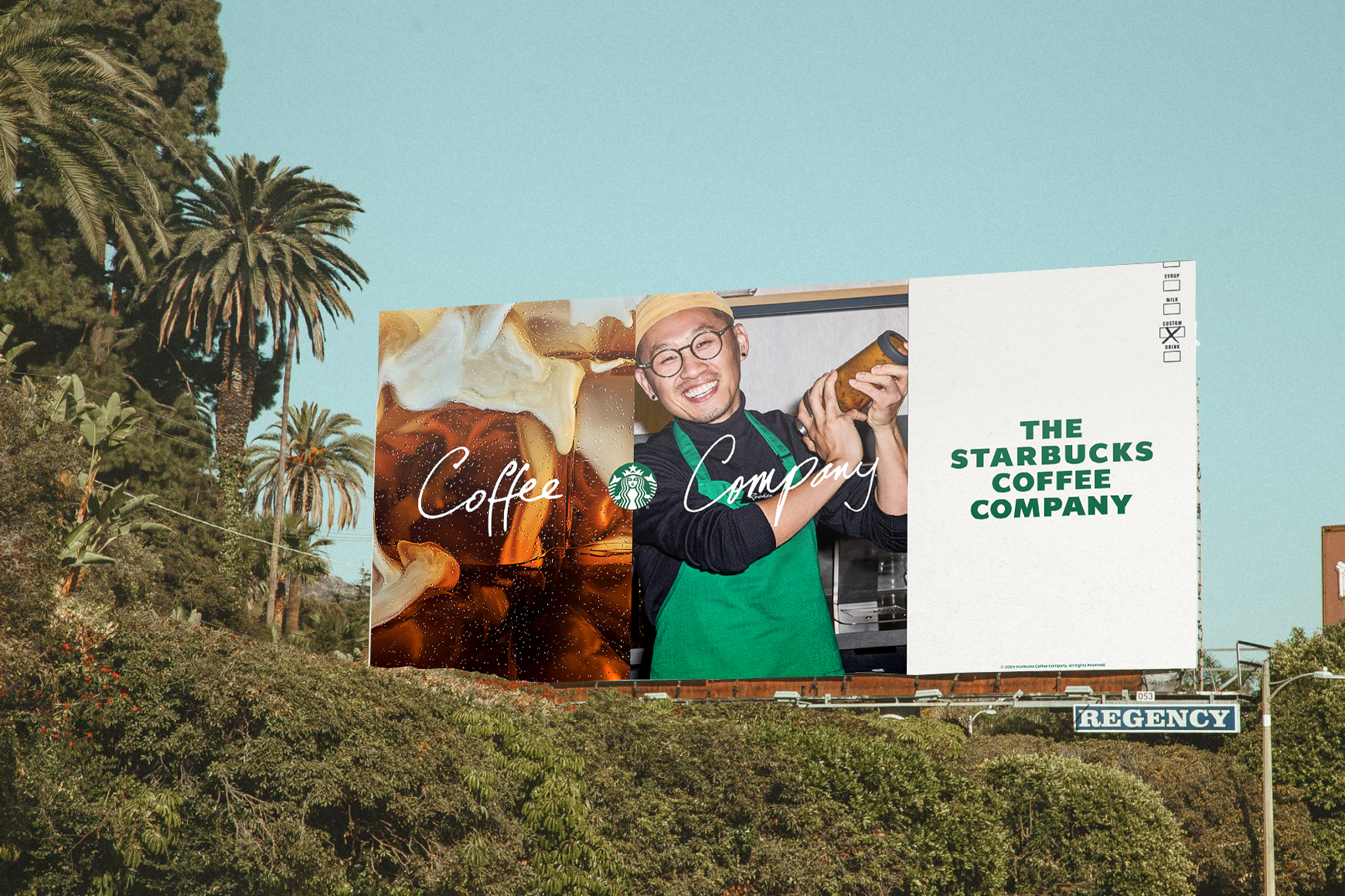 OOH creative — street placement scene 2
