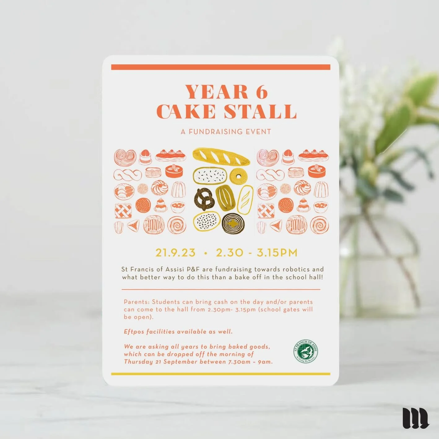 { P O R T  F O L I O } From the archives: School Cake Stall Invite. 
.
Program: Photoshop / Illustrator 
.
.
#MaryRizzaCruzCreative #artwork #art #creativity #visualart creativity thedesigntip visualarchitects createcommune