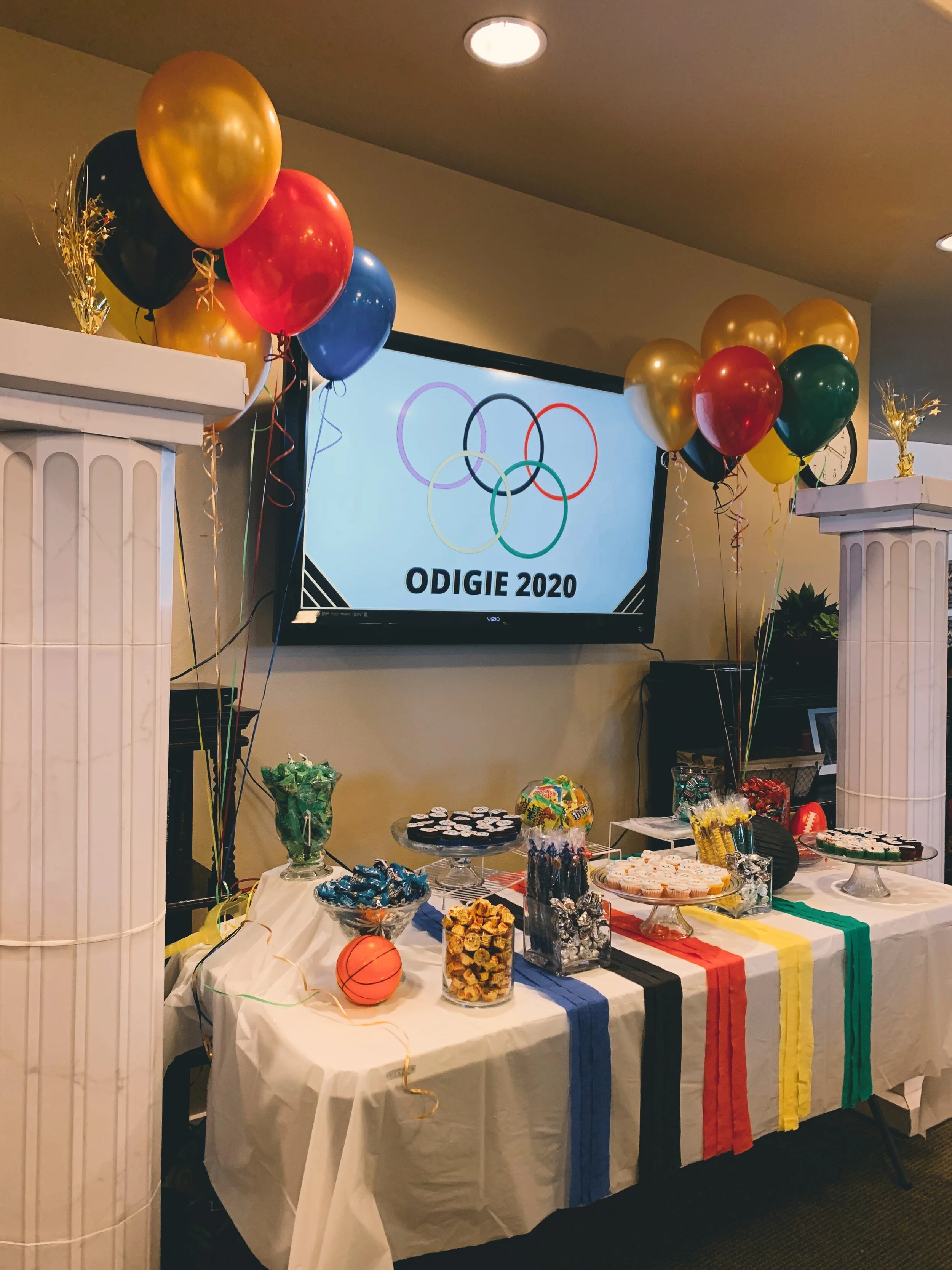 DIY Olympics Themed Baby Shower - Go For Gold