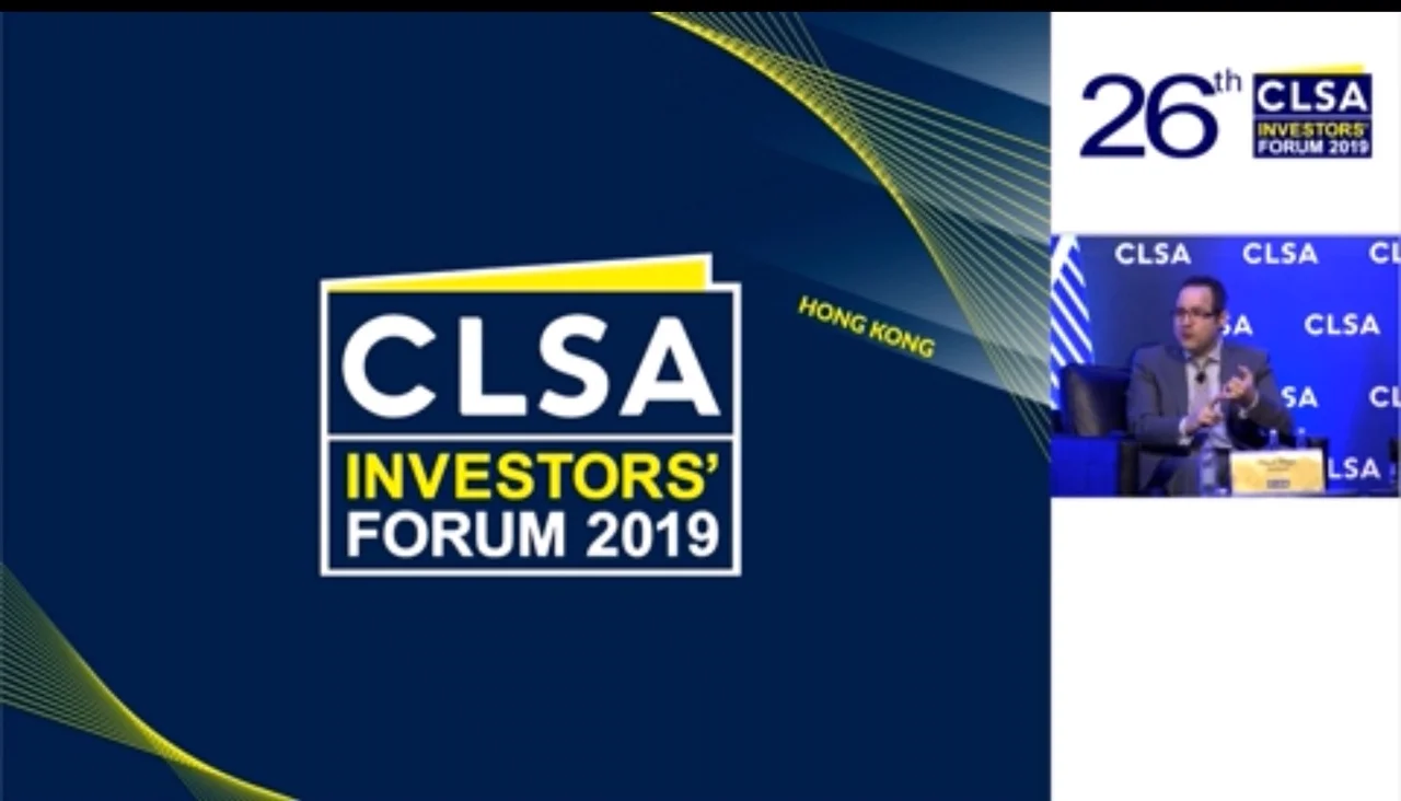 CLSA Investor's Forum 2019, Hong Kong.