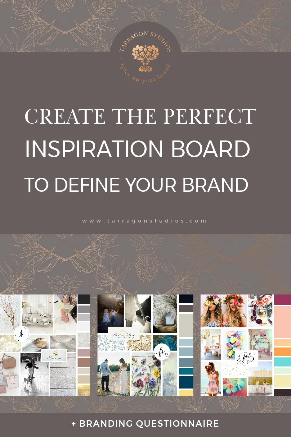 Are you struggling to create your perfect brand or communicate your vision to a designer? It could be that you’re lacking the foundation of a strong inspiration board or “mood board.” Read more to find out exactly how to create the perfect inspiration board in just a few easy steps! #inspiration #design #branding #smallbusiness