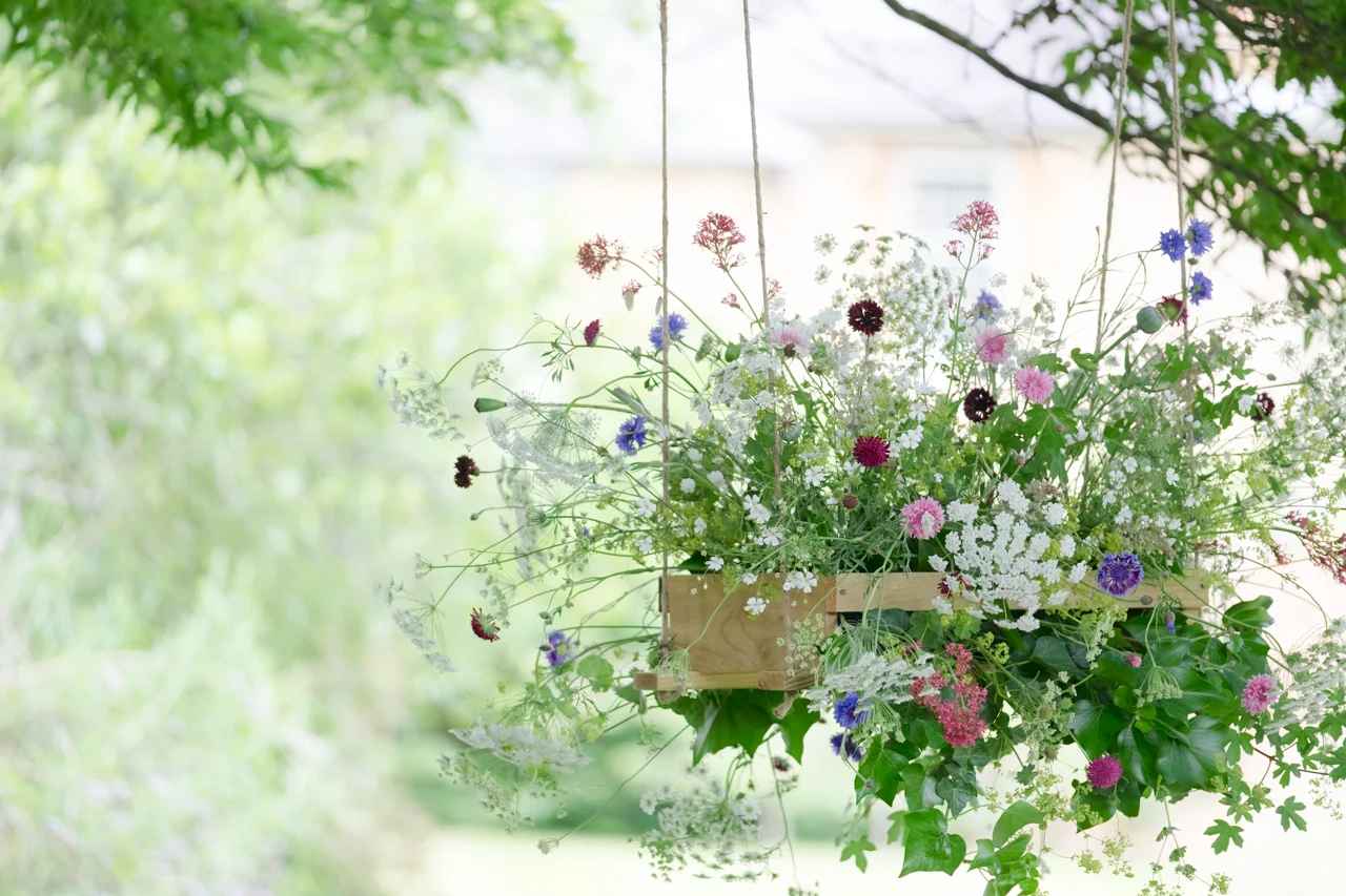 Whispers and Snippets June British flowers arrangement