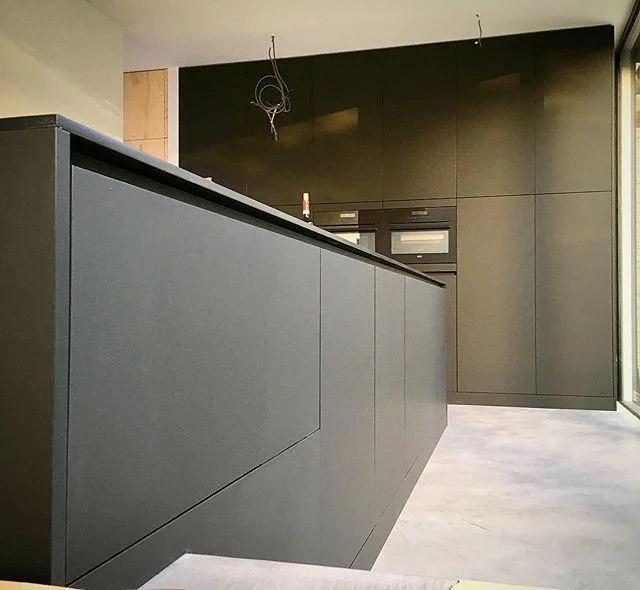 KitchenPorn! All matt black! #n14 #awesomefurniture #fenixntm #uppershelf #madetoyourmeasure