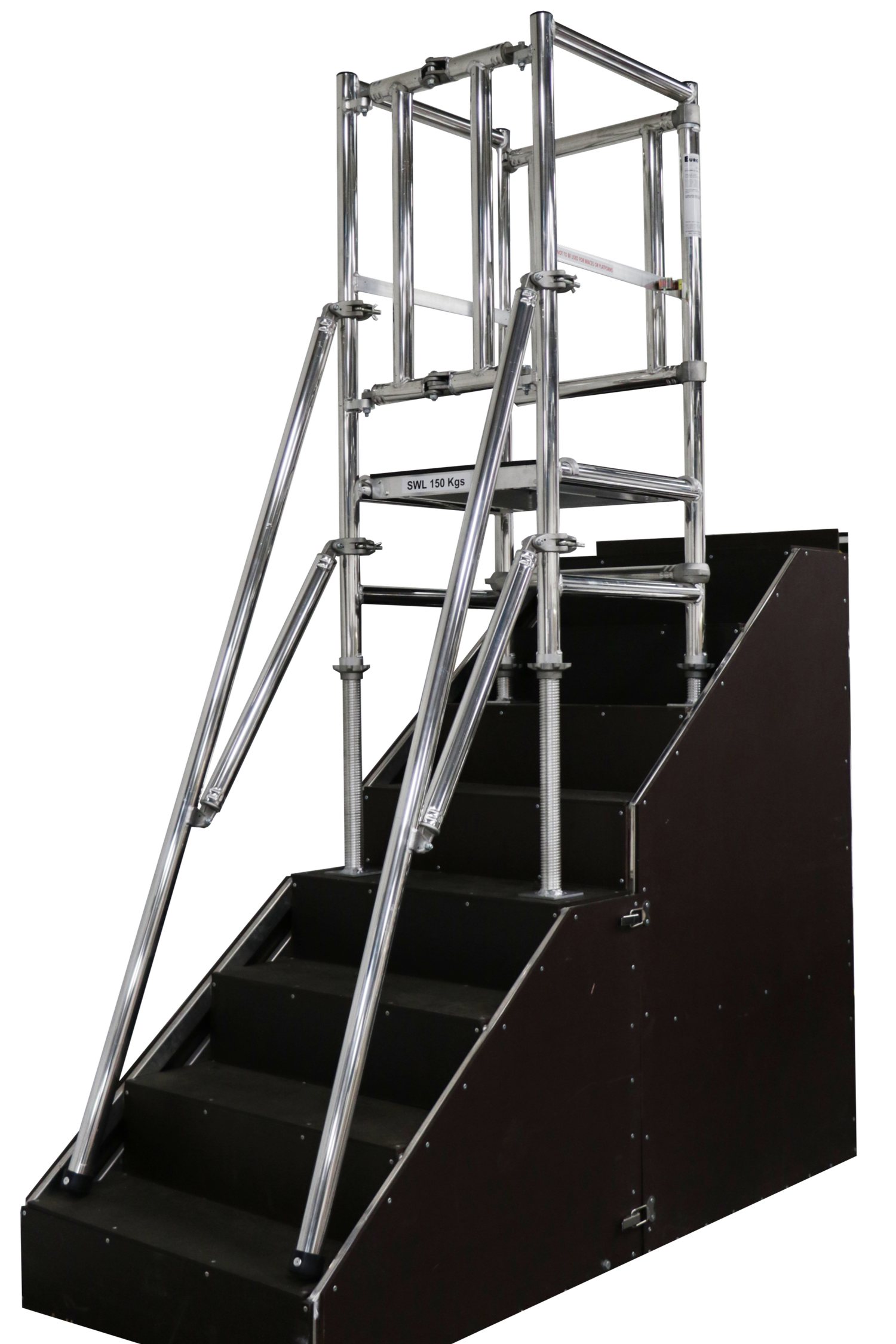 Portable Stair Riser Platform 500 Stair Platform - Euro Towers Ltd