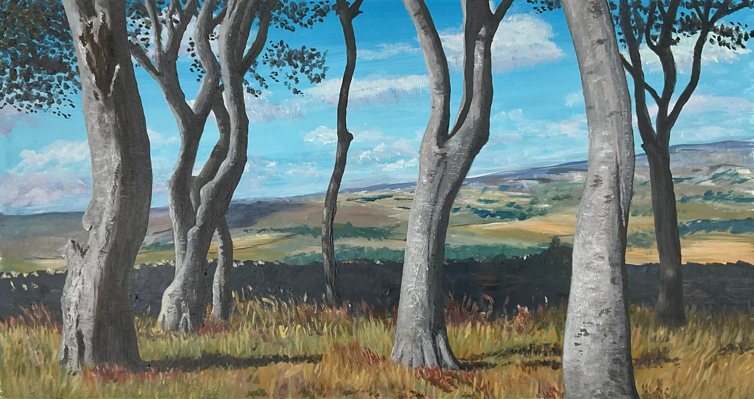  The Elephant Trees, Weardale  Acrylic