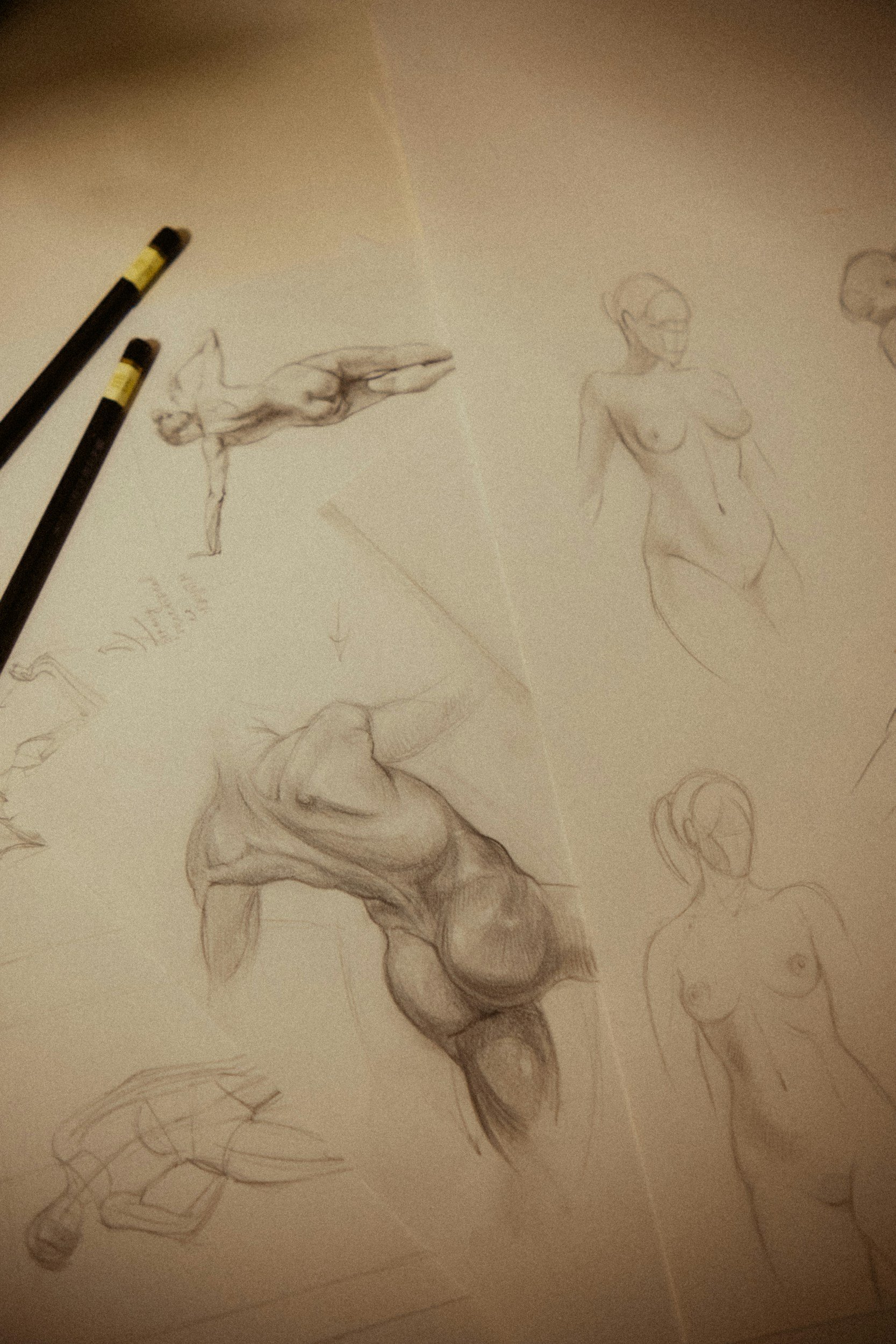 Matt Burden life drawing