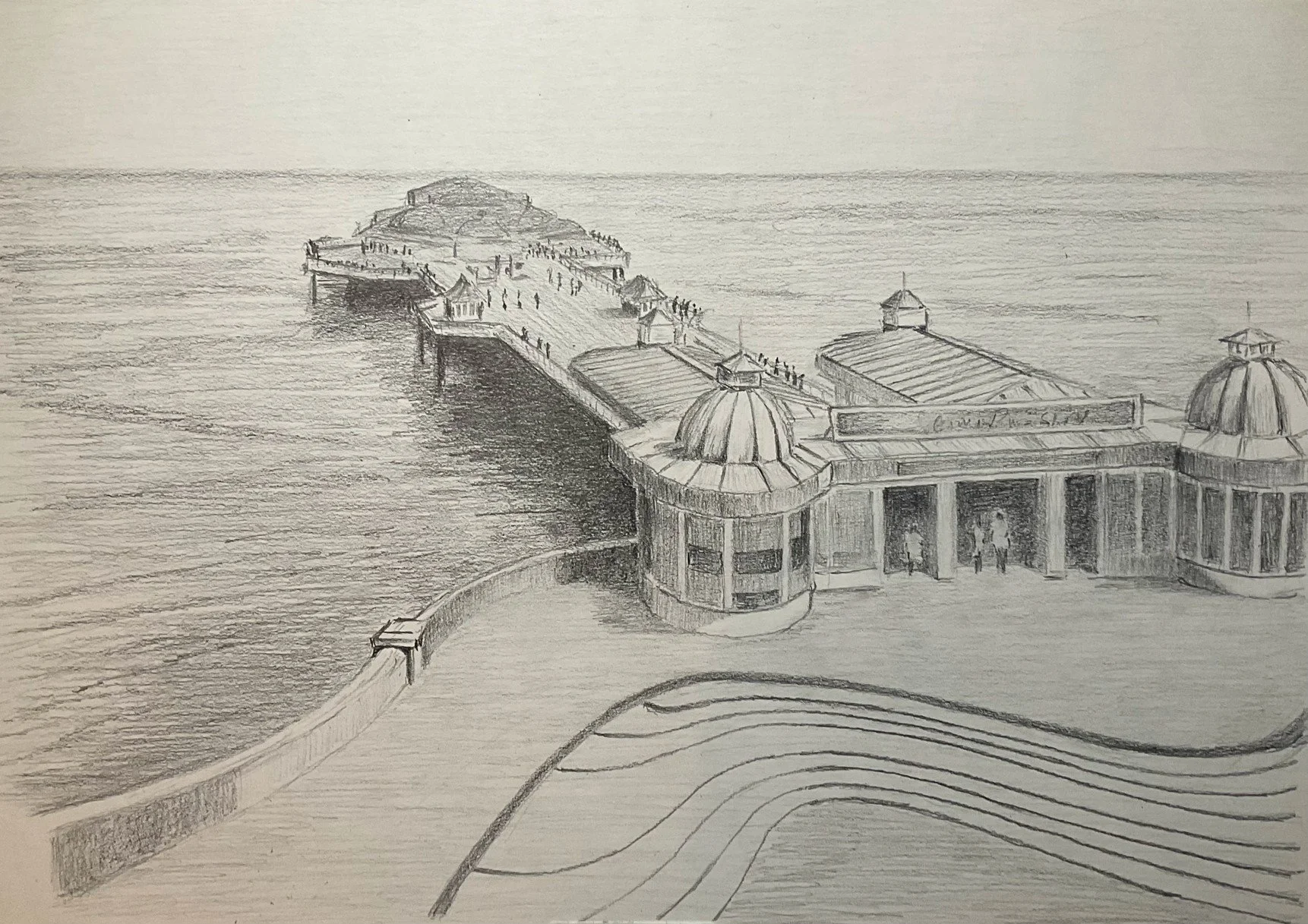  Cromer Pier   Graphite 
