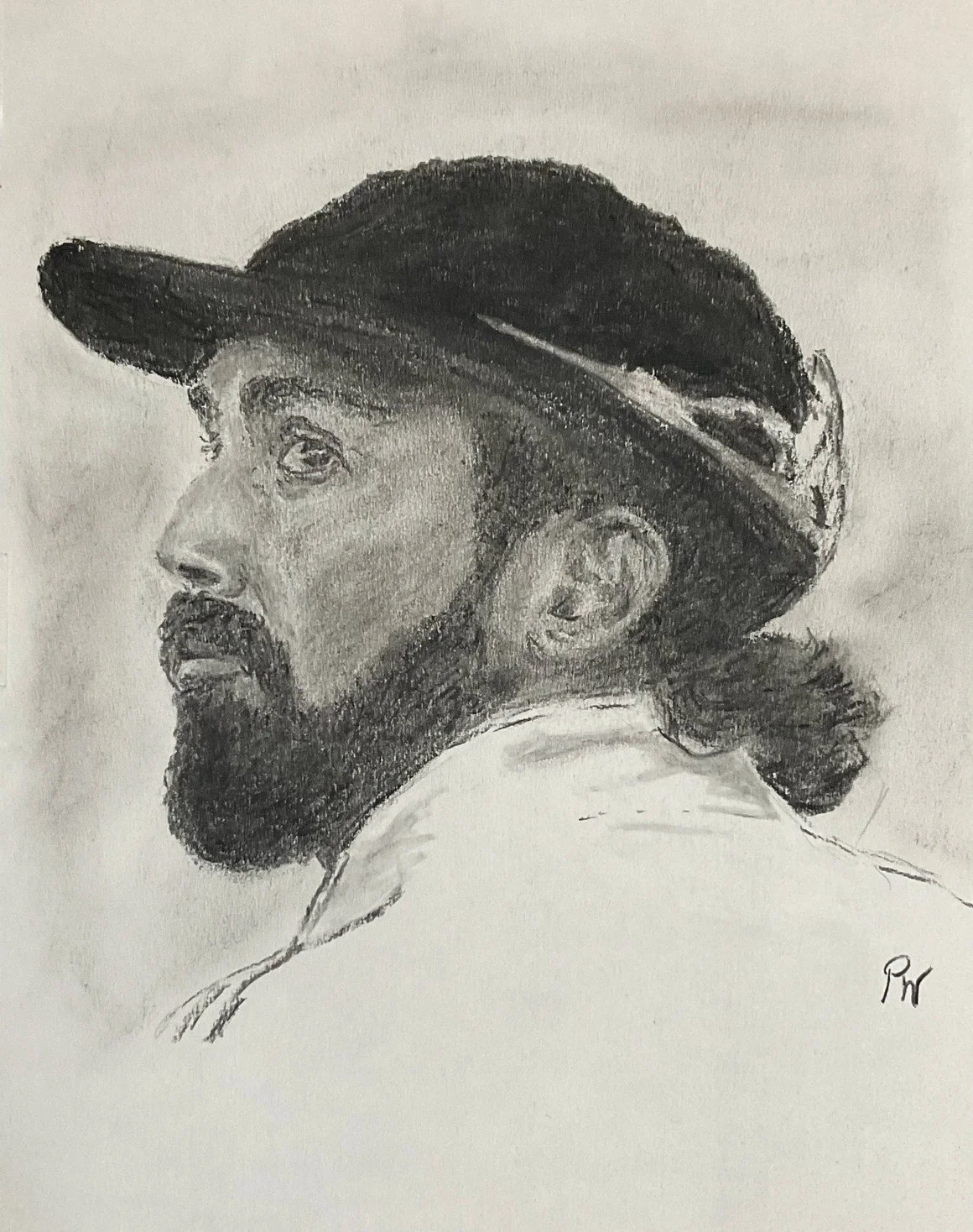  K L Rahul   Charcoal 