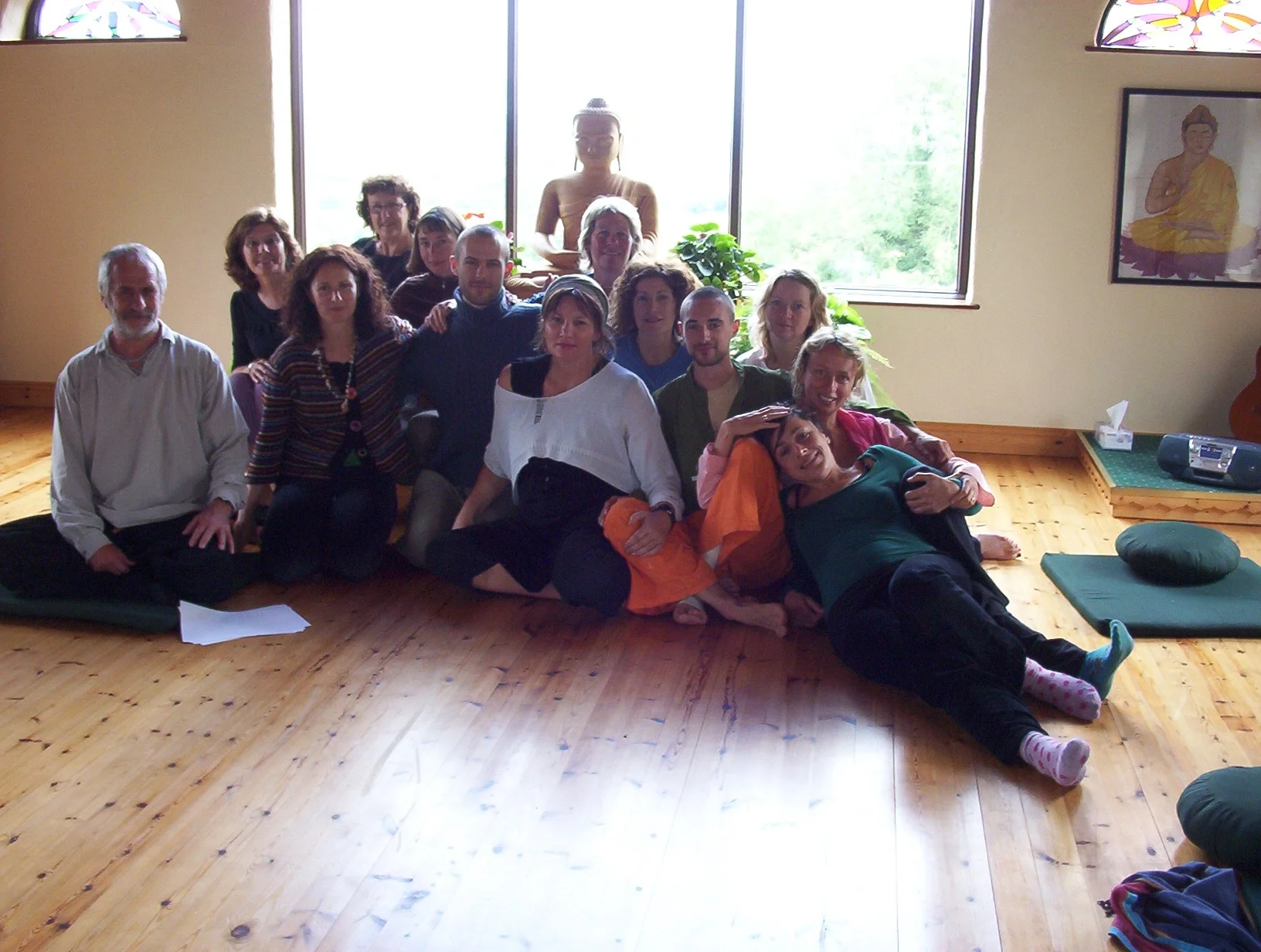Training group at Sunyata Buddhist Retreat Centre