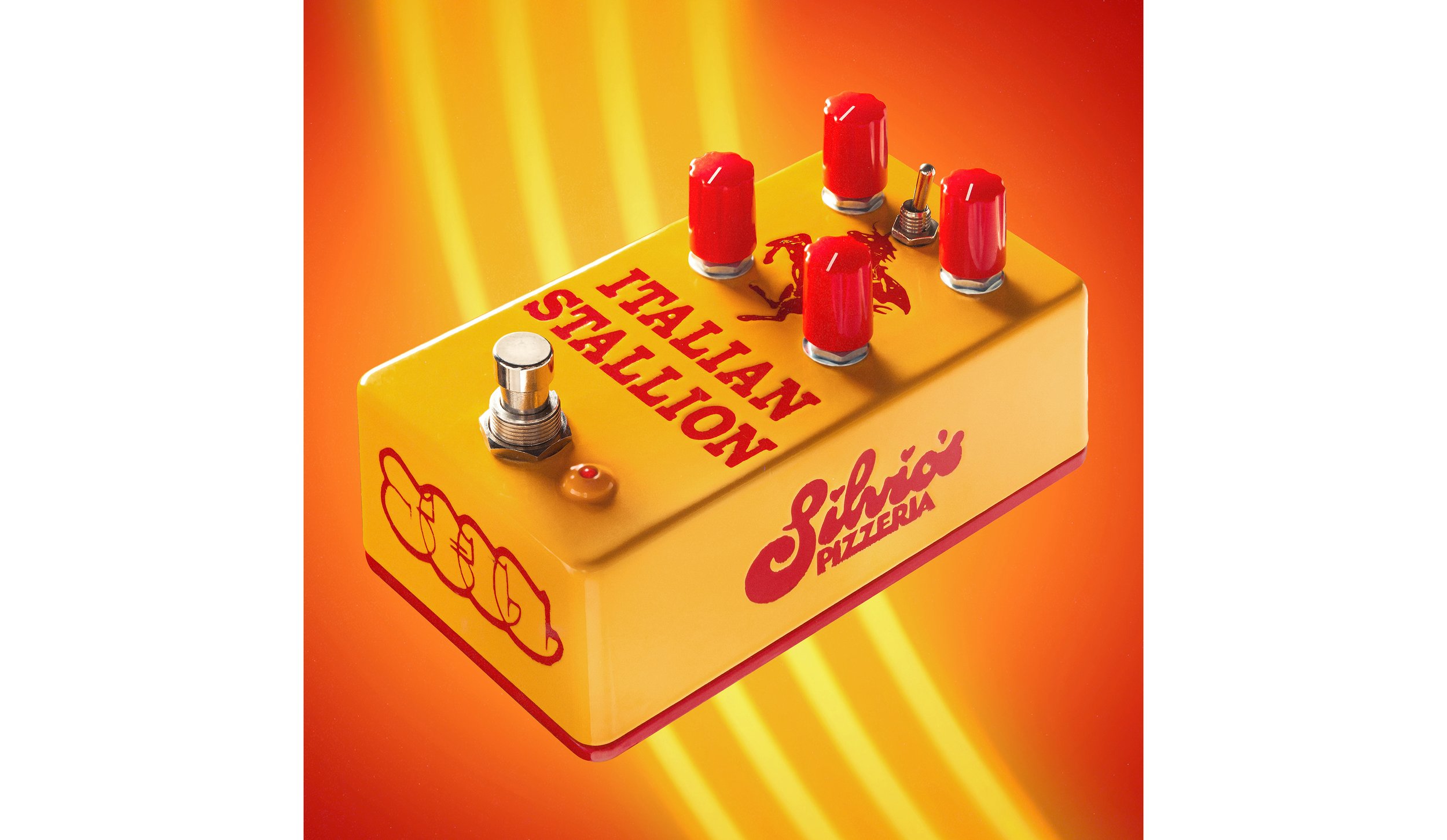 Selltronics X Silvio's Pizzeria - ITALIAN STALLION DISTORTION PEDAL