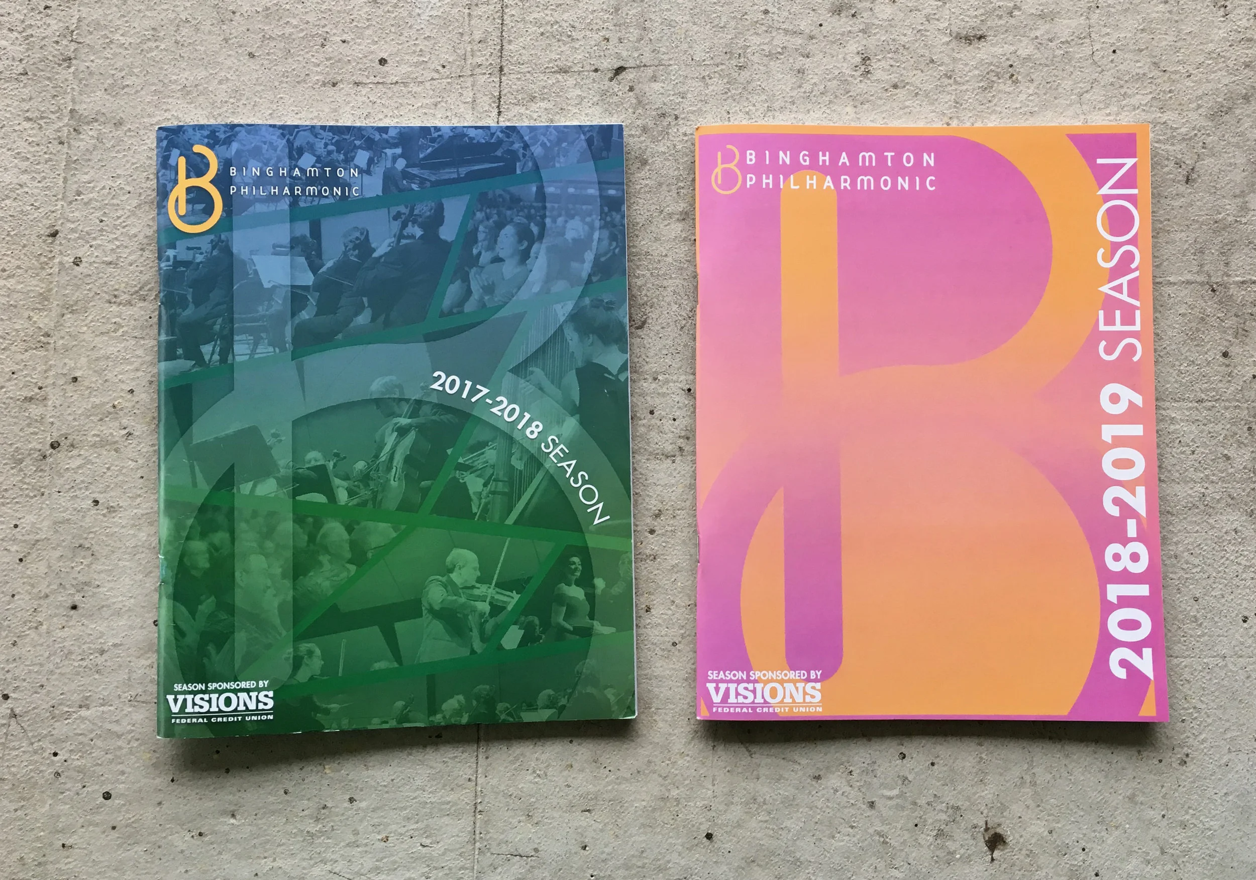 Program Book Covers for the 2017-2018 &amp; 2018-2019 Seasons