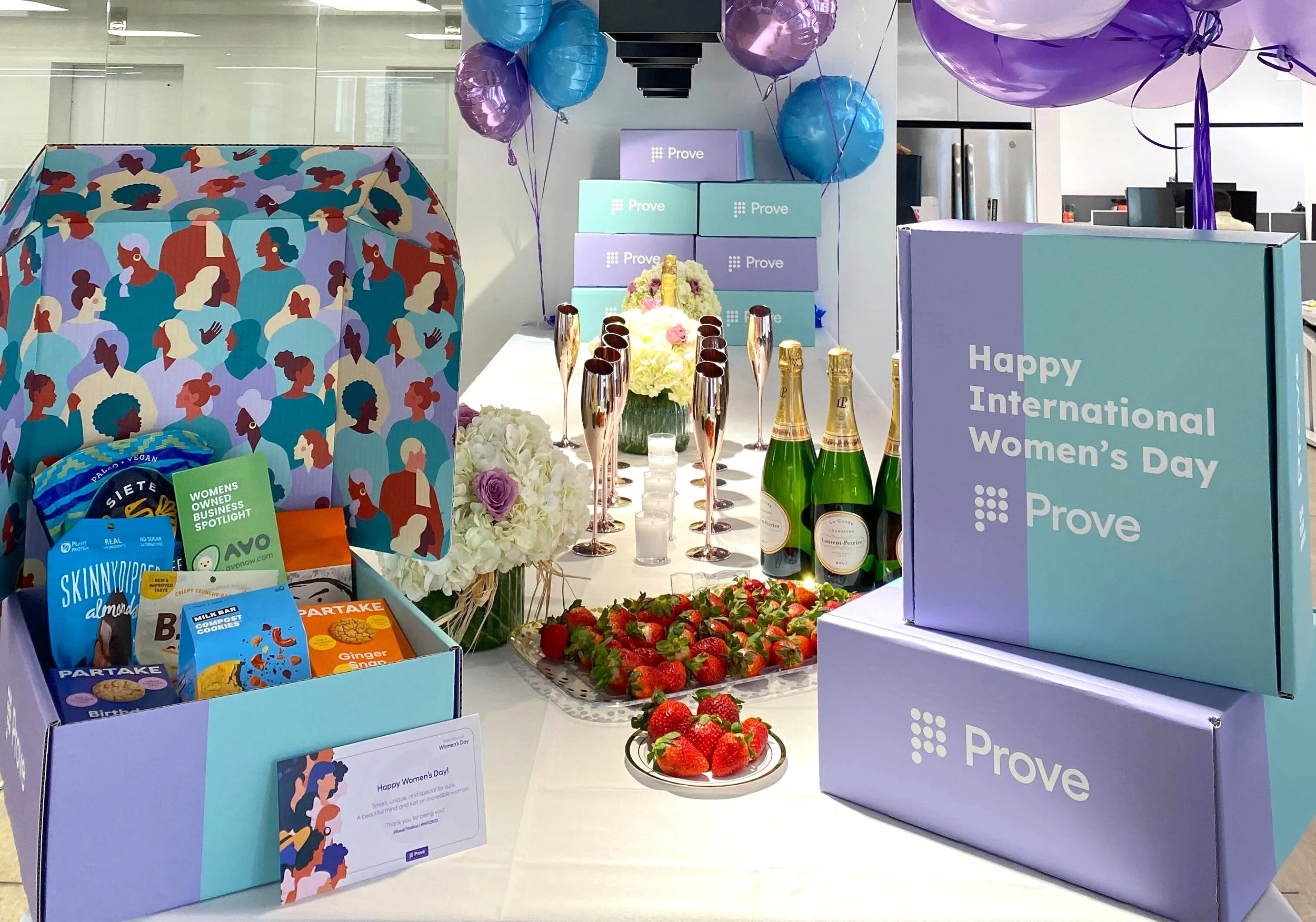  Custom International Women's Day box design for Prove 