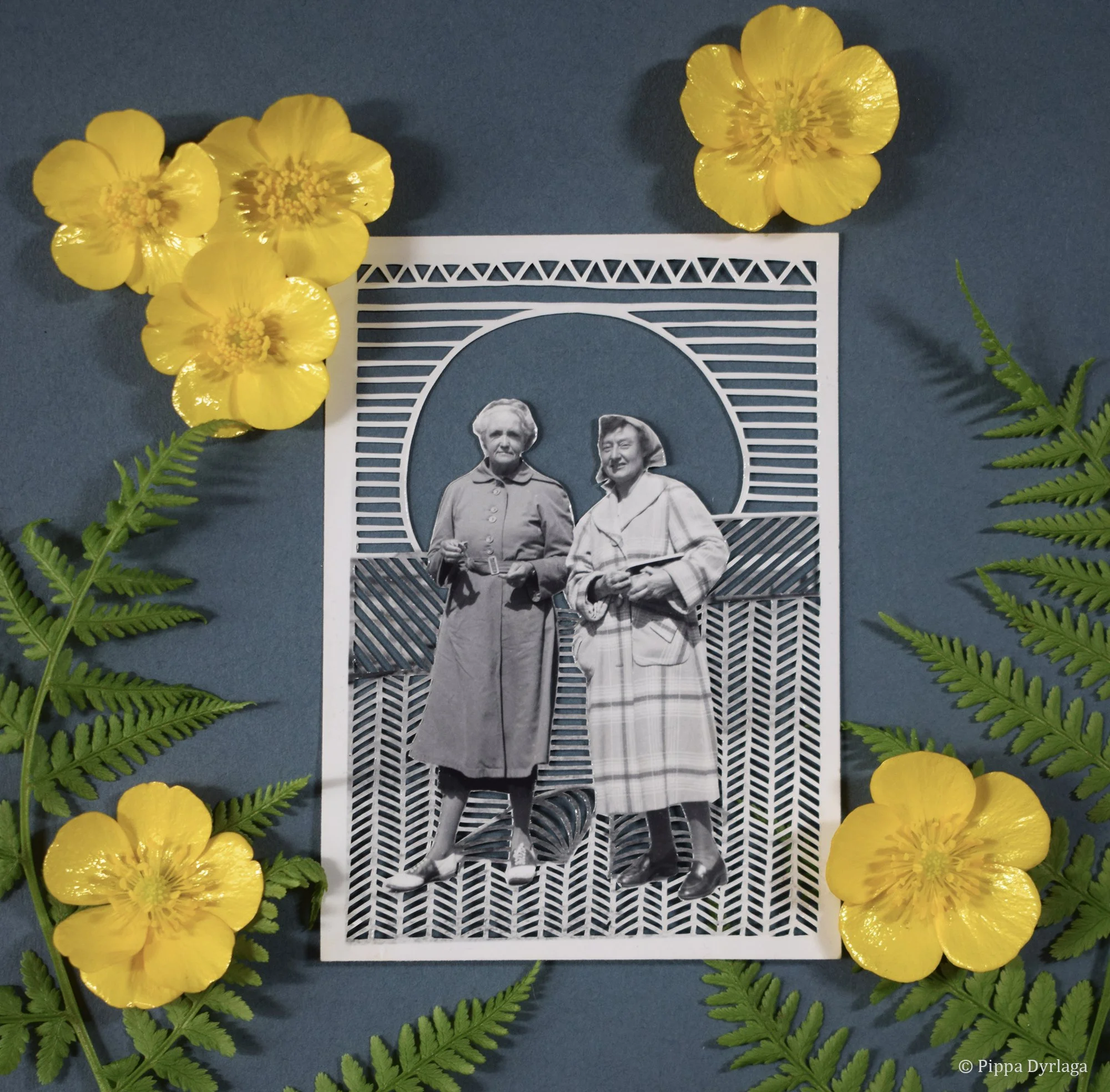 Gwen & Hilda August 1953