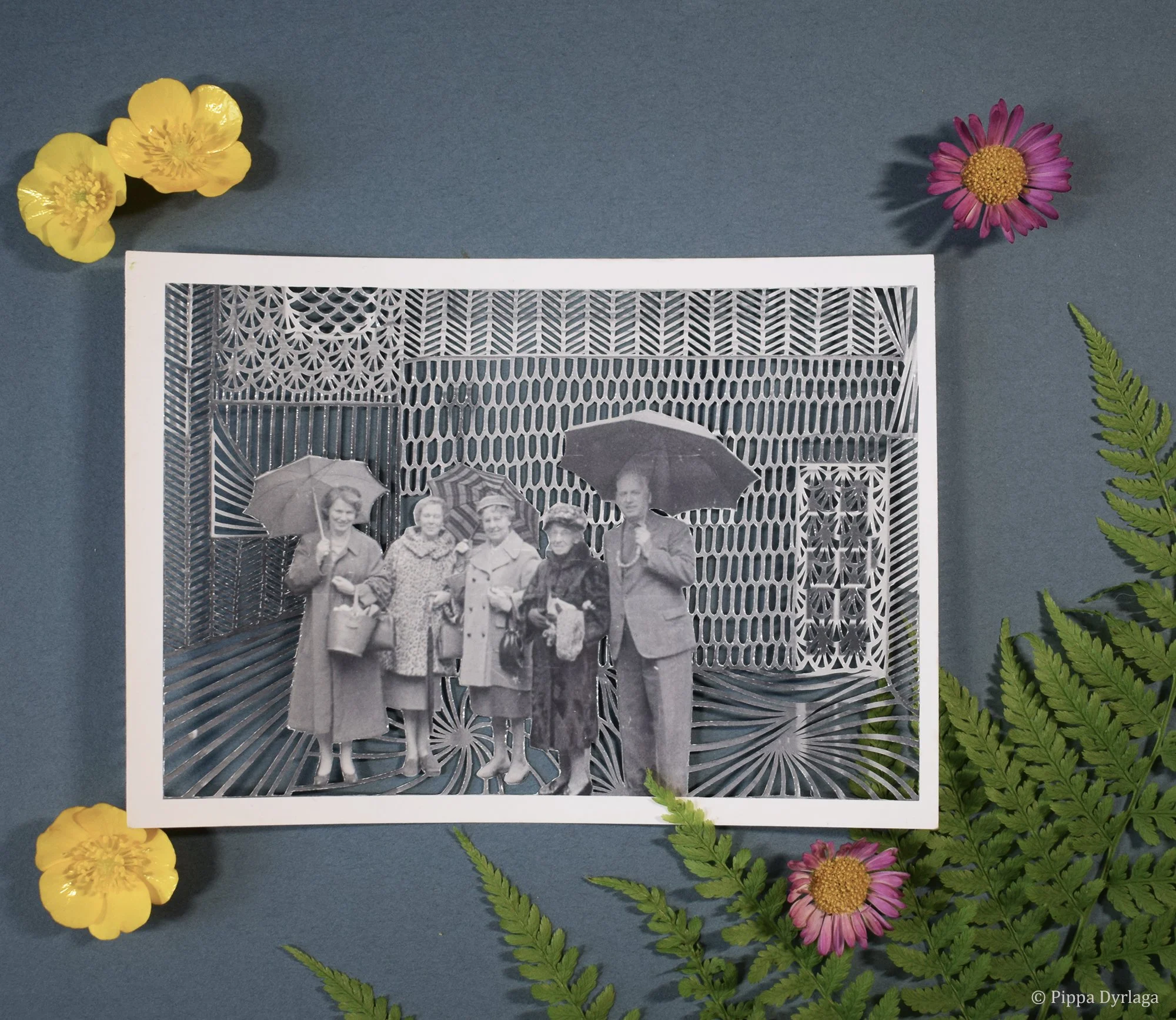 With Daisy, Jock, Rob and Amy, Easter 1962