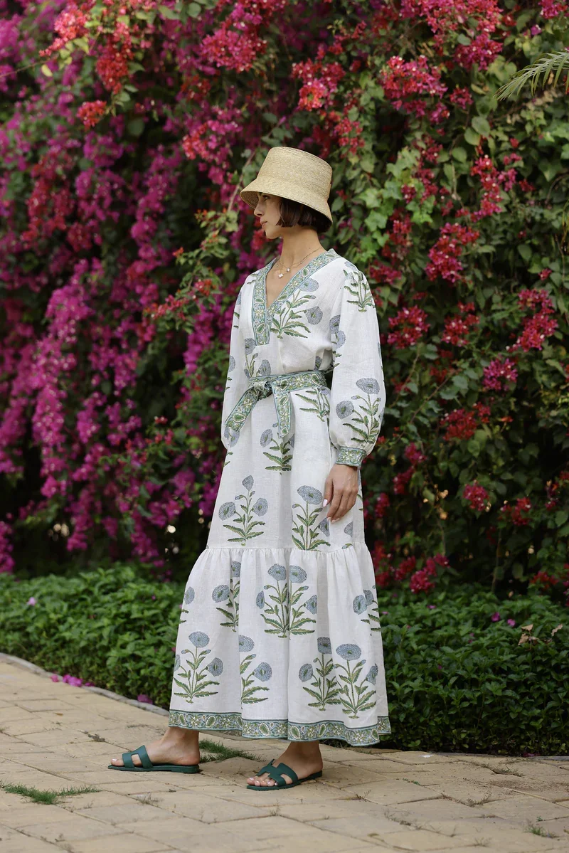 Linen Capri Maxi