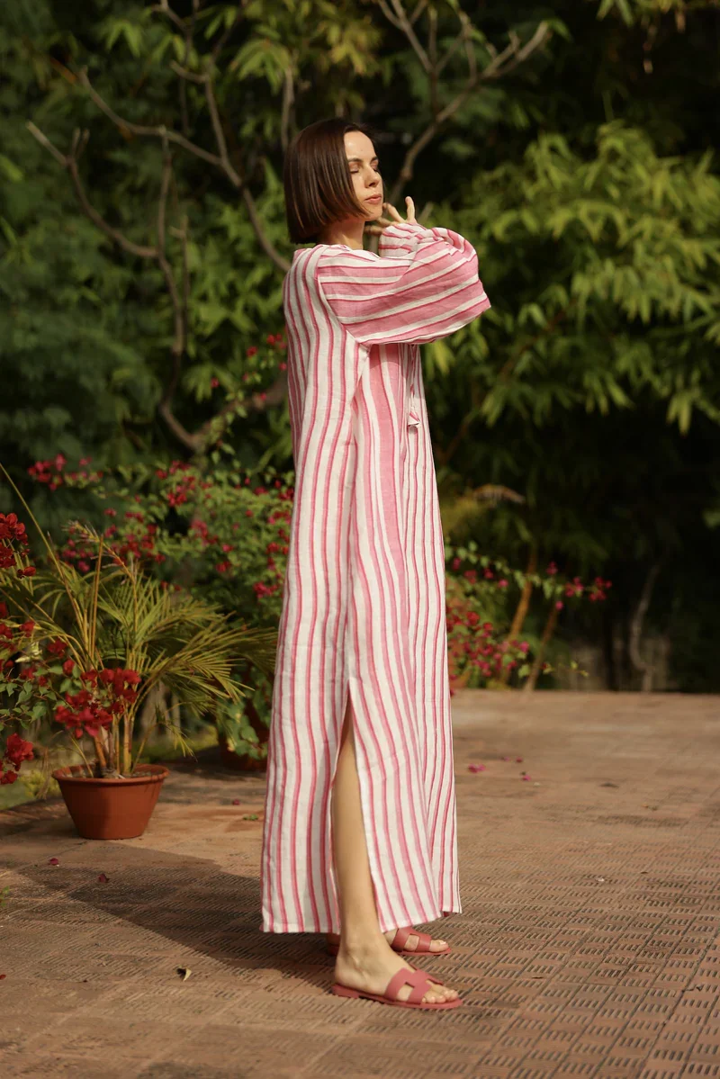Doha Linen Kaftan