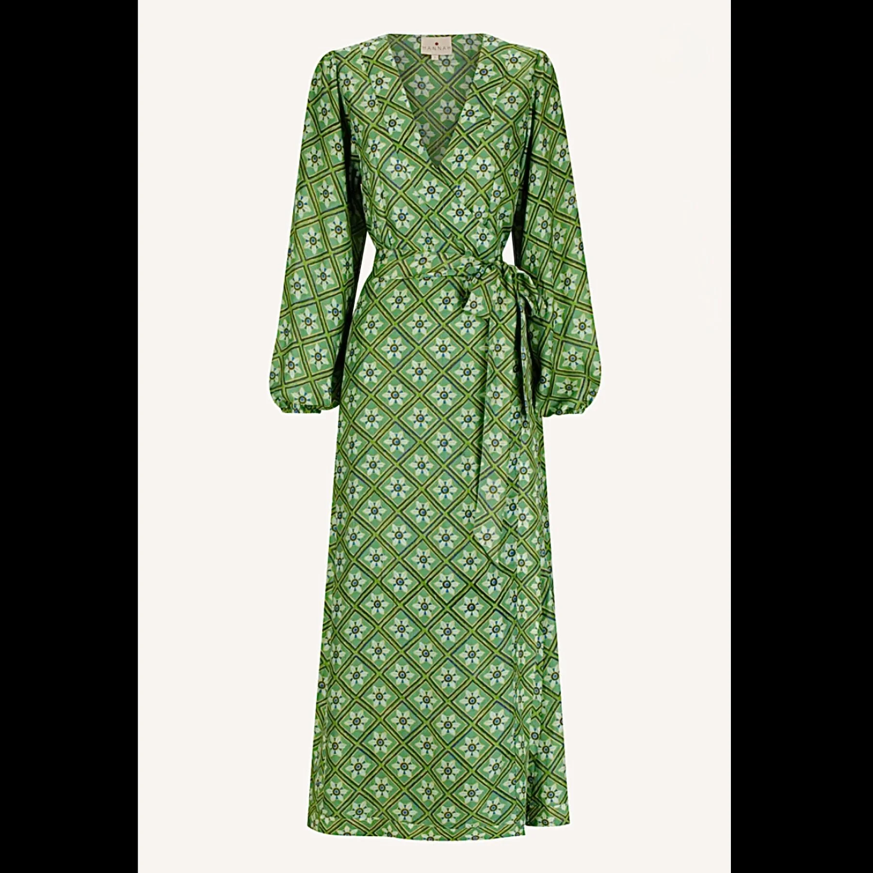 Luna Silk Wrap Dress
