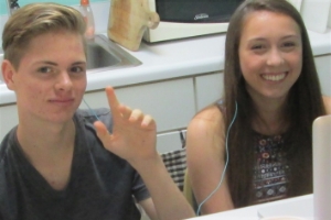 Bright Future Volunteers, Ayrton and Lilli