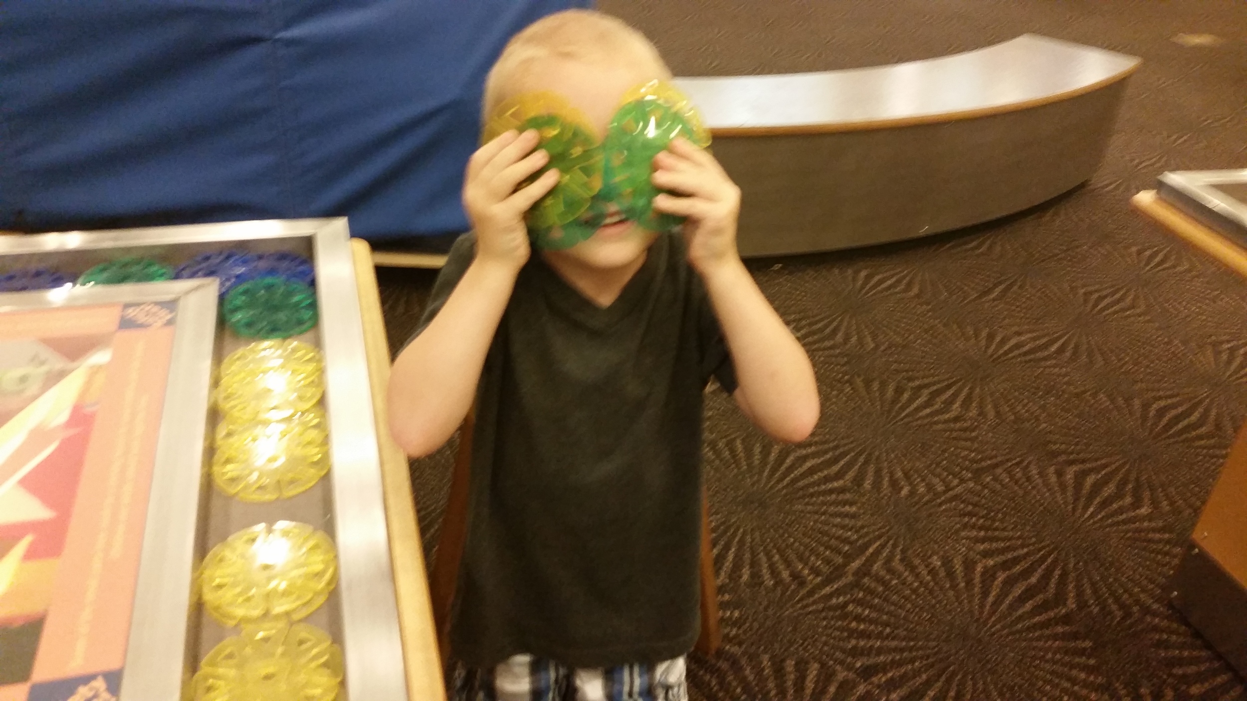 Yellow and blue make green...but what do yellow and green make? They make some really cool glasses!