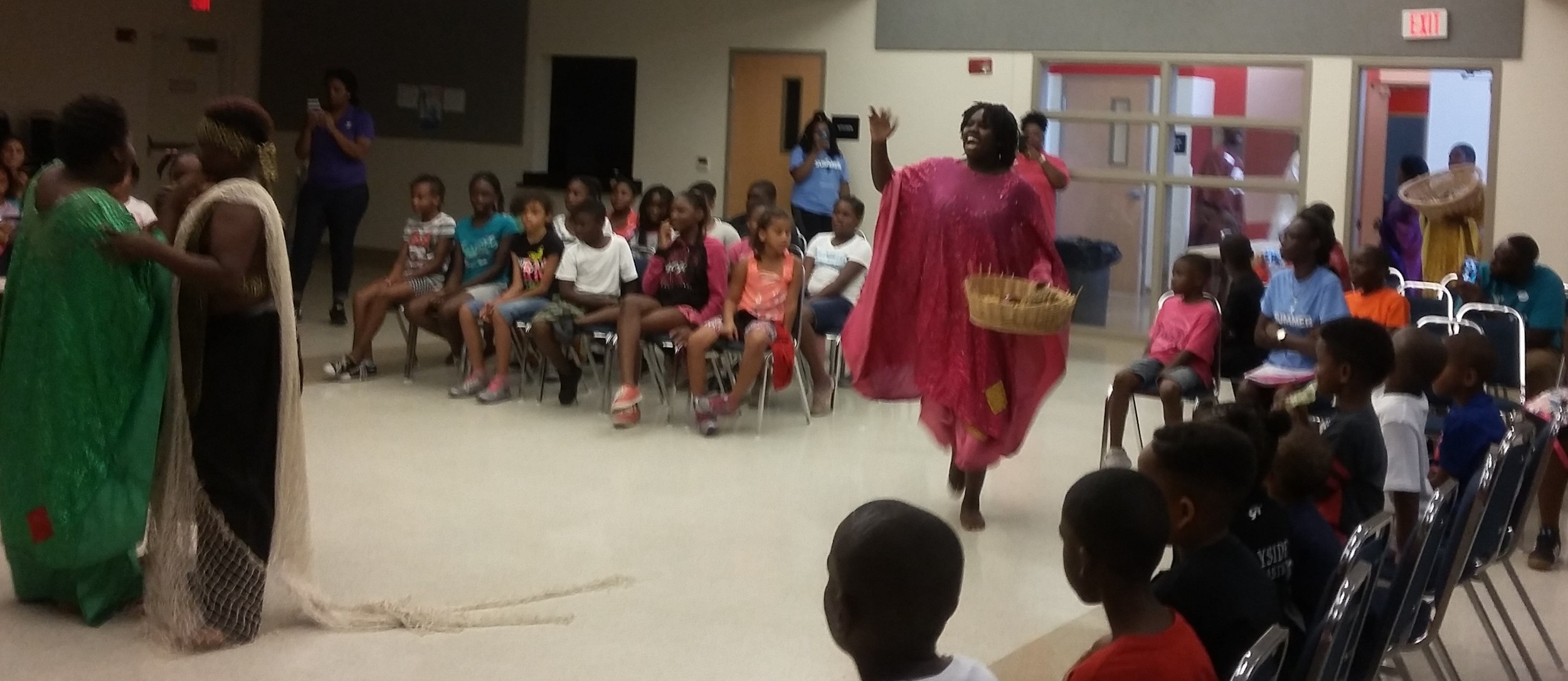 ARTZ 4 Life was excited to allow Dundu Dole Urban African Ballet performers provide an education workshop performance at the Childs Park YMCA this past Thursday June 23, 2016, the first of ten sponsored by the Creative Pinellas Rapid Returns Grant. Company members conducted and interactive performance for sixty youth from Childs Park and Harbordale YMCA's in South St. Petersburg. The youth experienced the significance of cultural development to geography, history, language, drumming, folklore, science, music and dance. The event was INCREDIBLE. Everyone was so EXCITED and we all learned so much and had so much FUN!!! Stay Tuned for eight more experiences next week. 