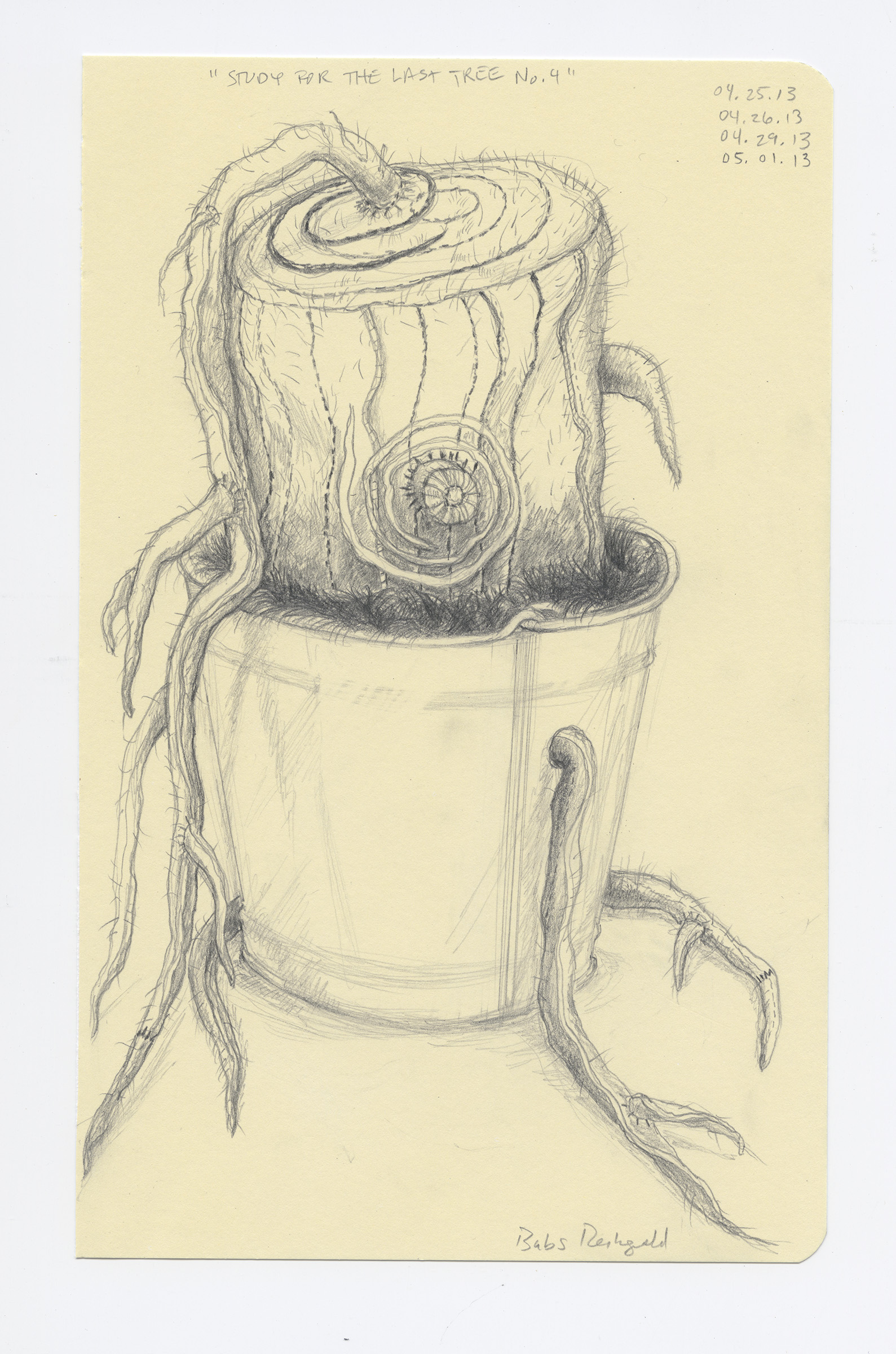 Study for The Last Tree No. 4